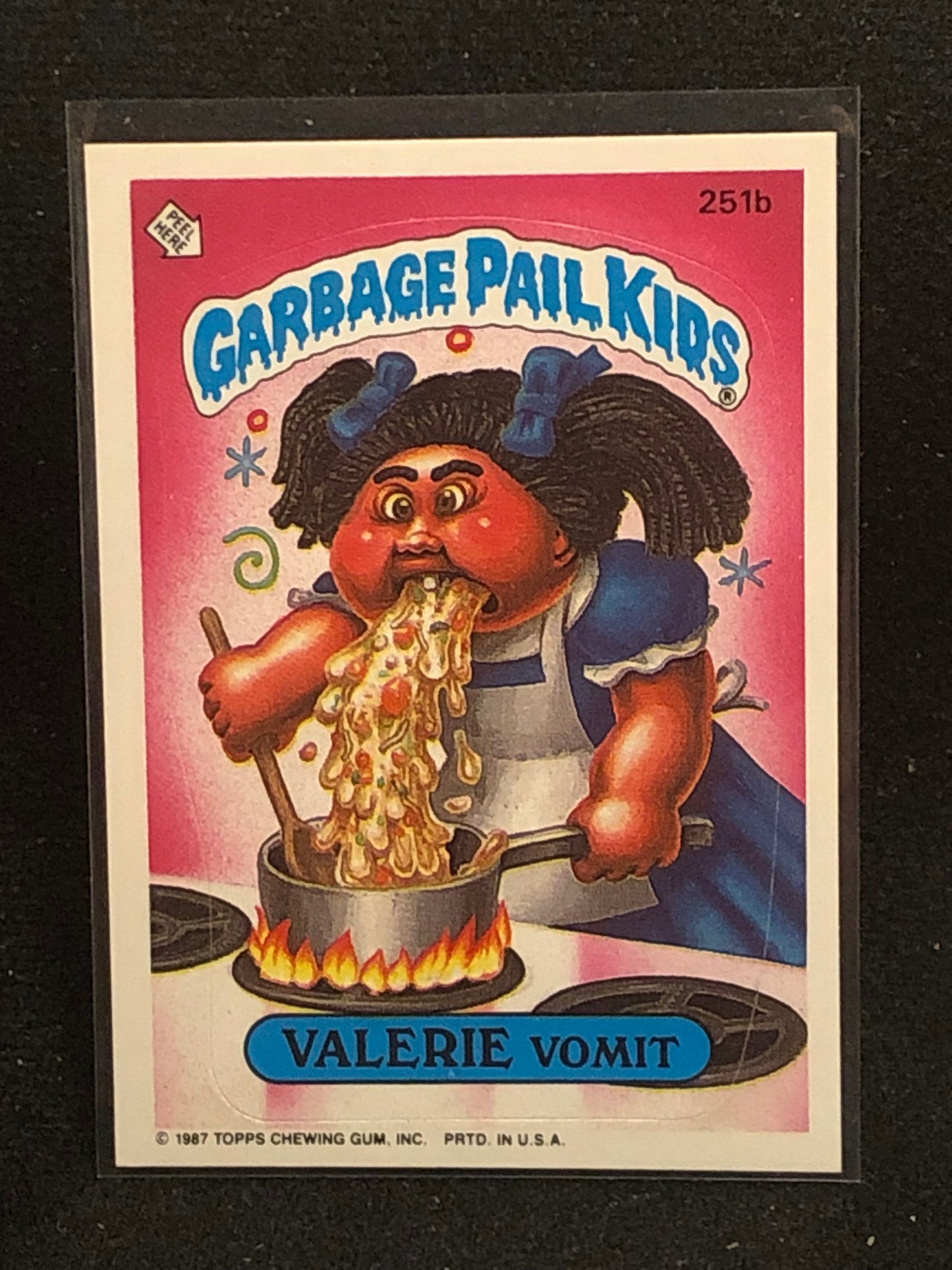 Garbage Pail Kids Original Series 7 (os7) 251b Valerie Vomet