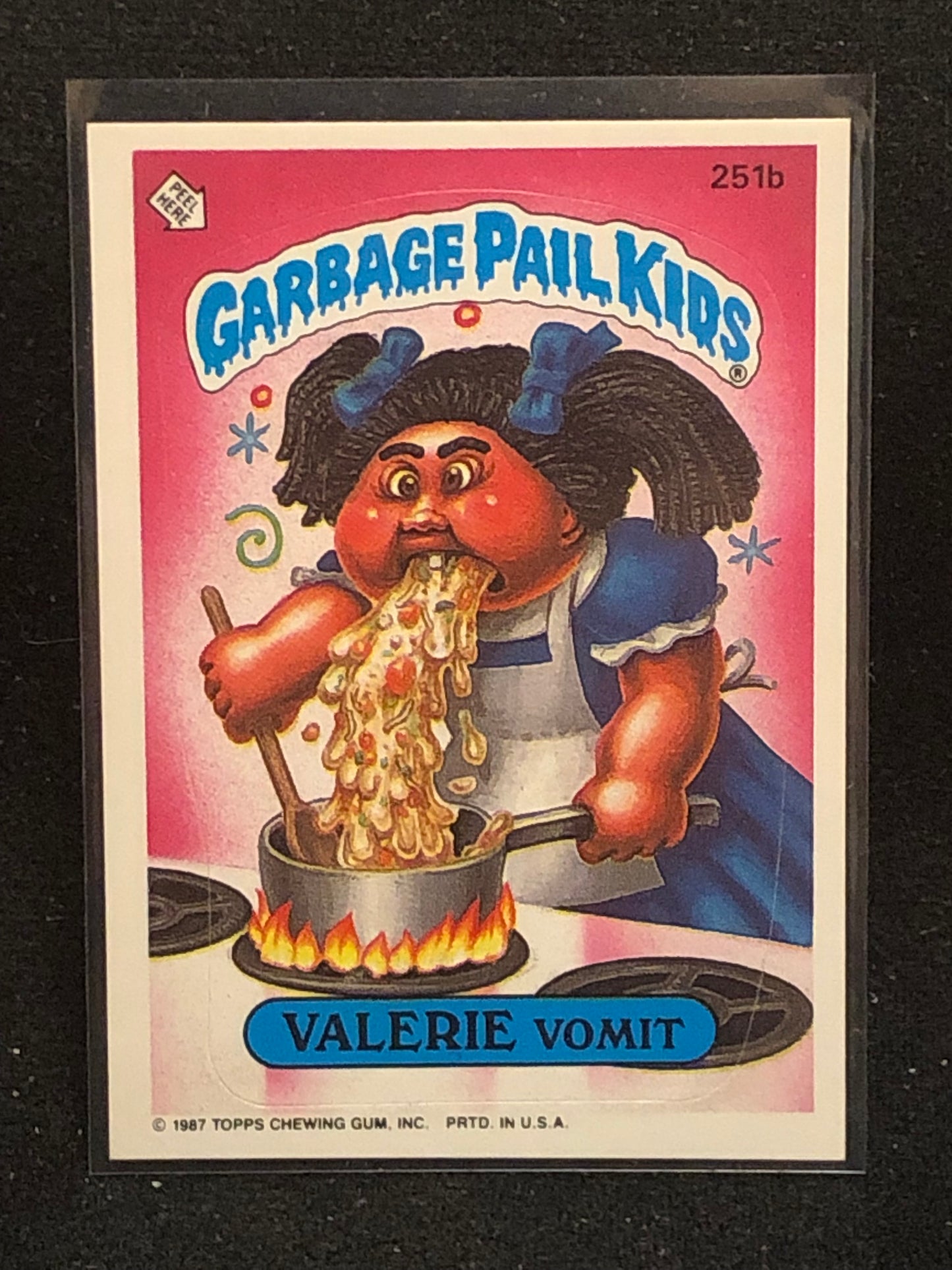 Garbage Pail Kids Original Series 7 (os7) 251b Valerie Vomet