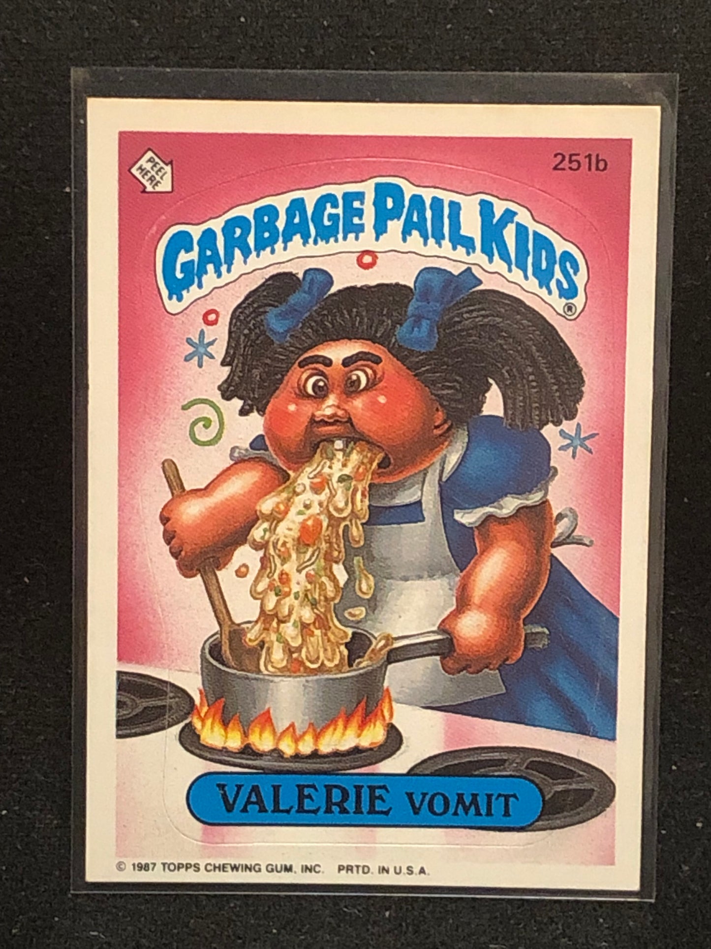 Garbage Pail Kids Original Series 7 (os7) 251b Valerie Vomet