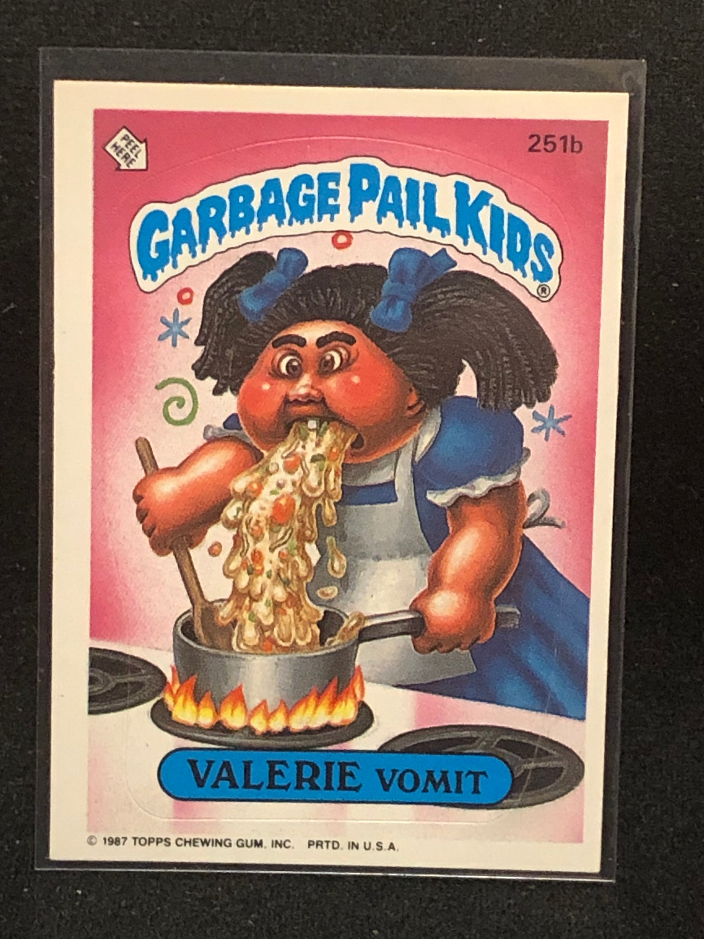 Garbage Pail Kids Original Series 7 (os7) 251b Valerie Vomet