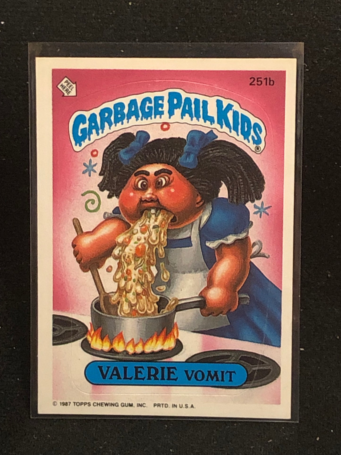 Garbage Pail Kids Original Series 7 (os7) 251b Valerie Vomet