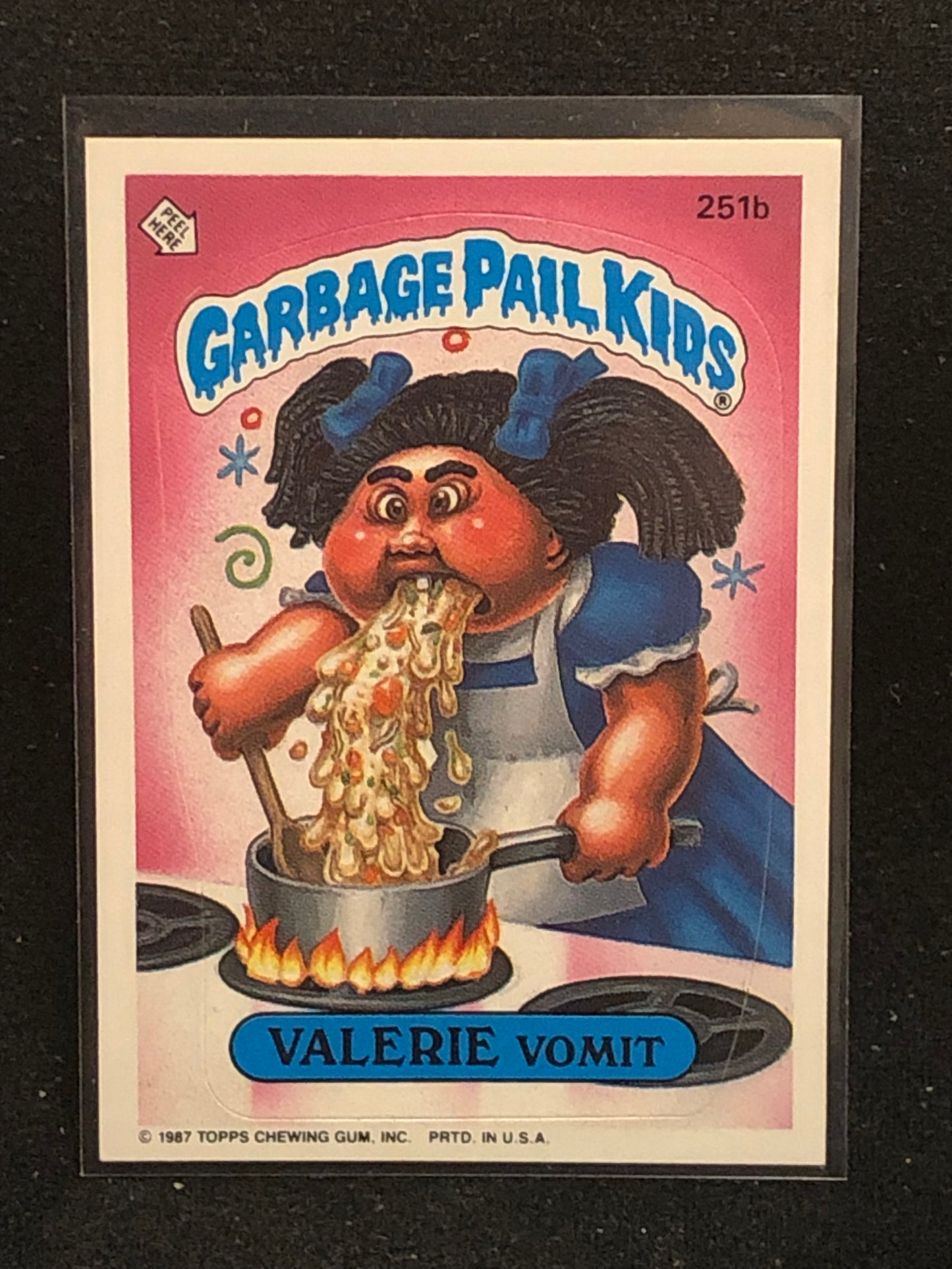 Garbage Pail Kids Original Series 7 (os7) 251b Valerie Vomet