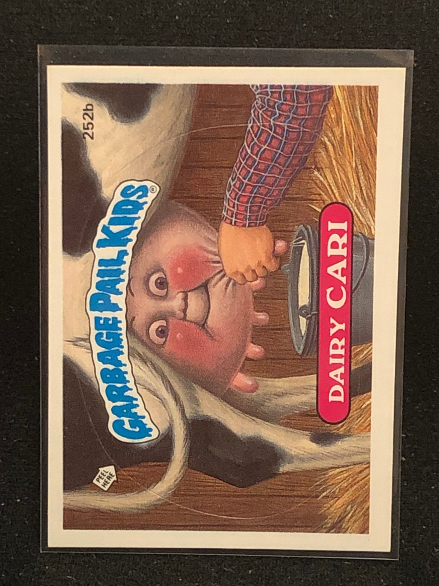 Garbage Pail Kids Original Series 7 (os7) 252b Dairy Cari