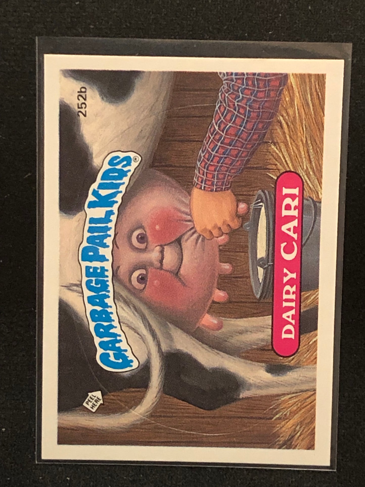 Garbage Pail Kids Original Series 7 (os7) 252b Dairy Cari