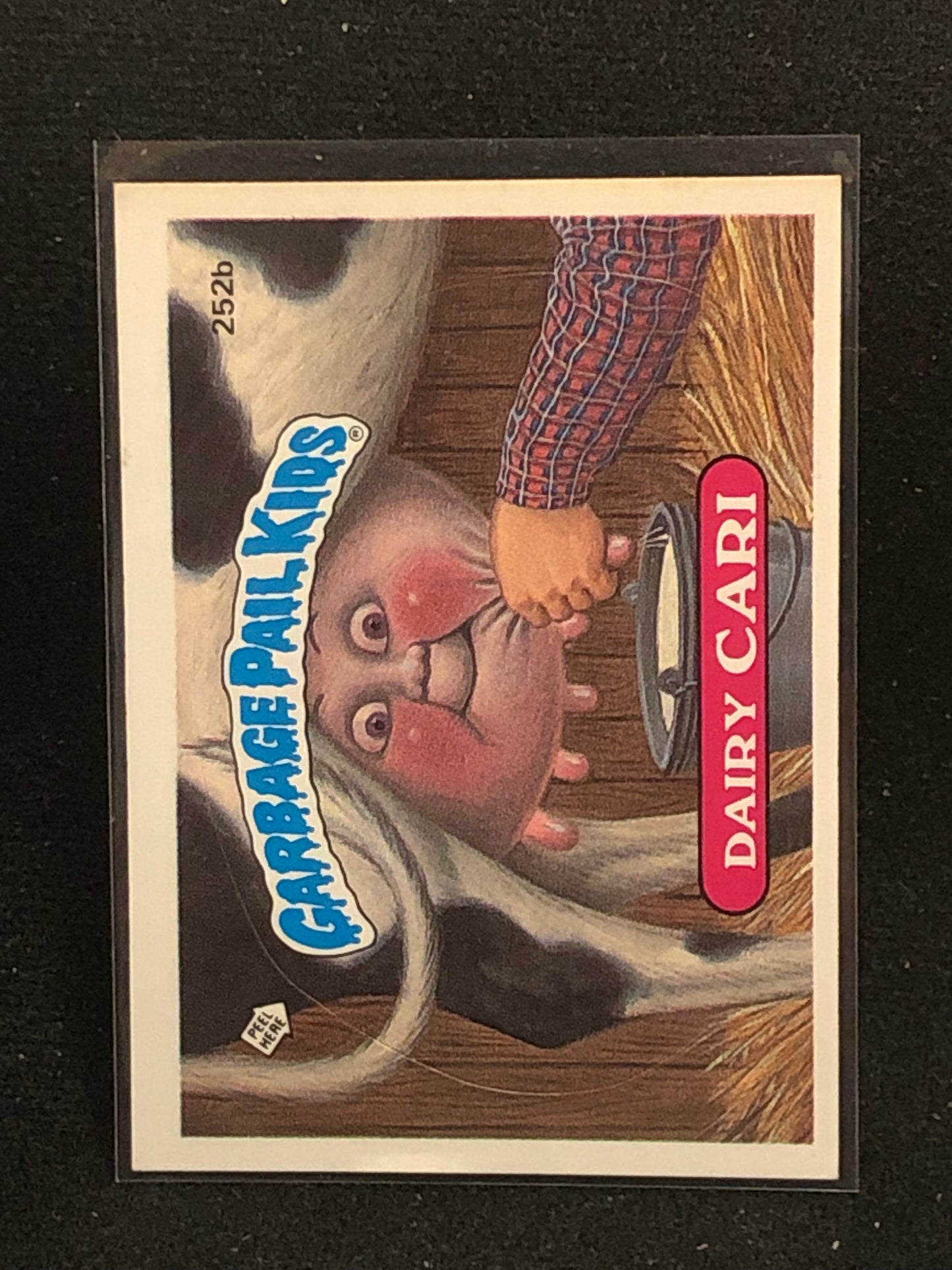 Garbage Pail Kids Original Series 7 (os7) 252b Dairy Cari