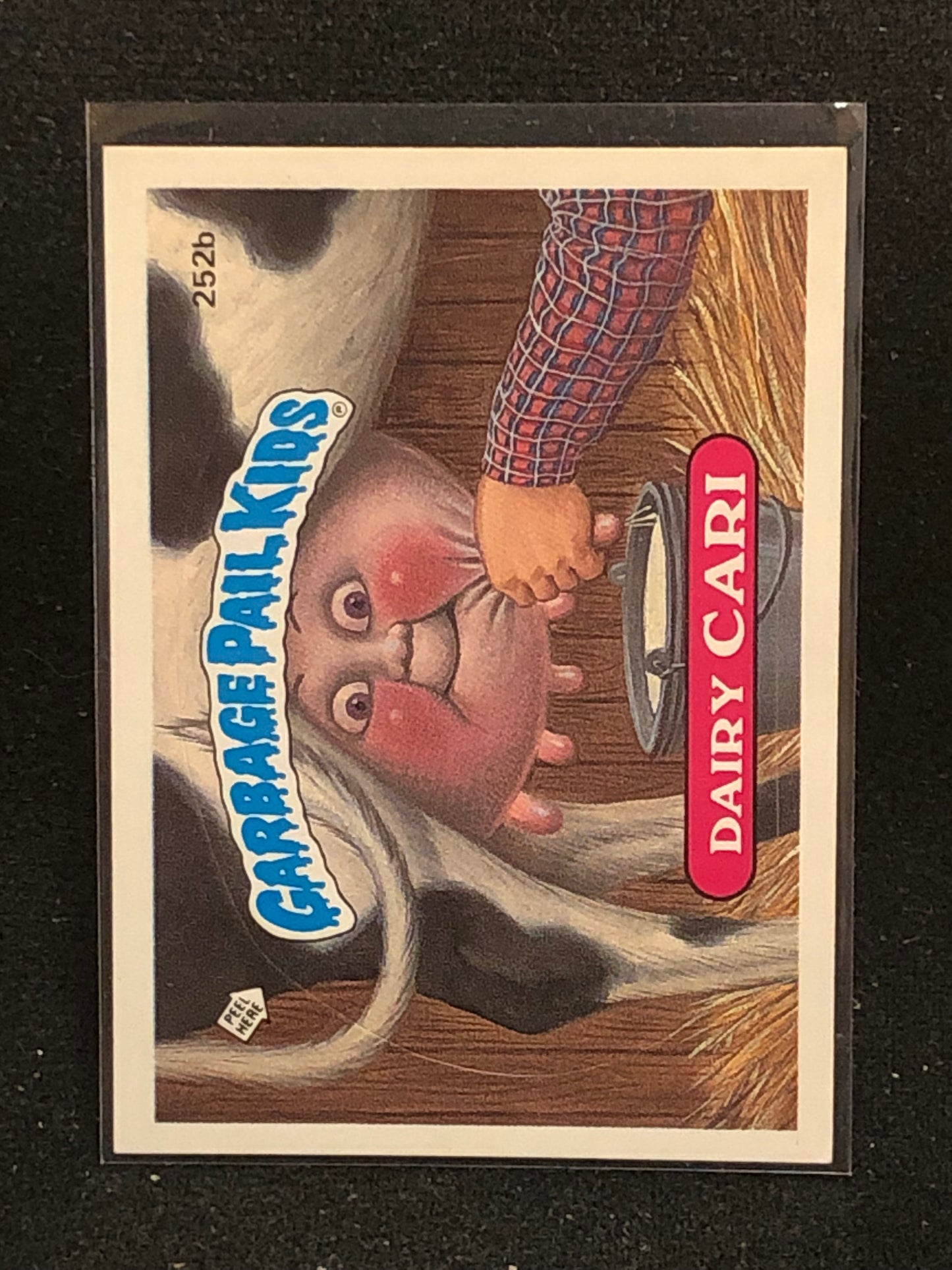 Garbage Pail Kids Original Series 7 (os7) 252b Dairy Cari