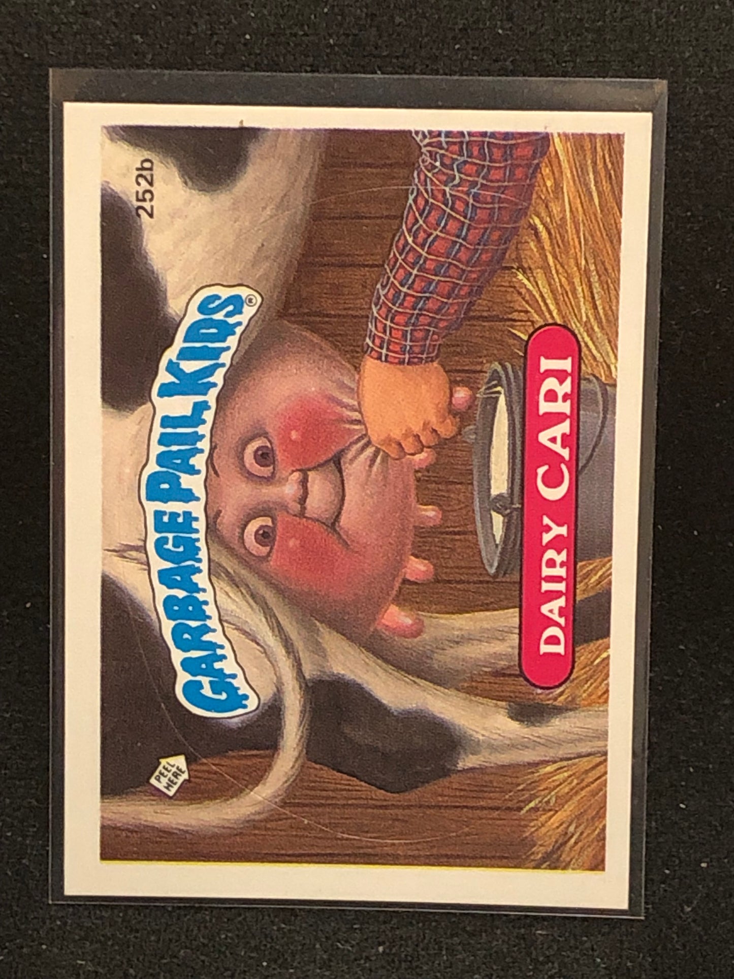 Garbage Pail Kids Original Series 7 (os7) 252b Dairy Cari