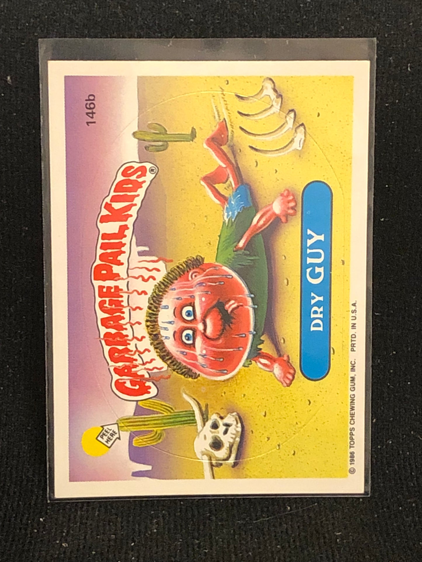 Garbage Pail Kids Original Series 4 (os4) 146b Dry Guy