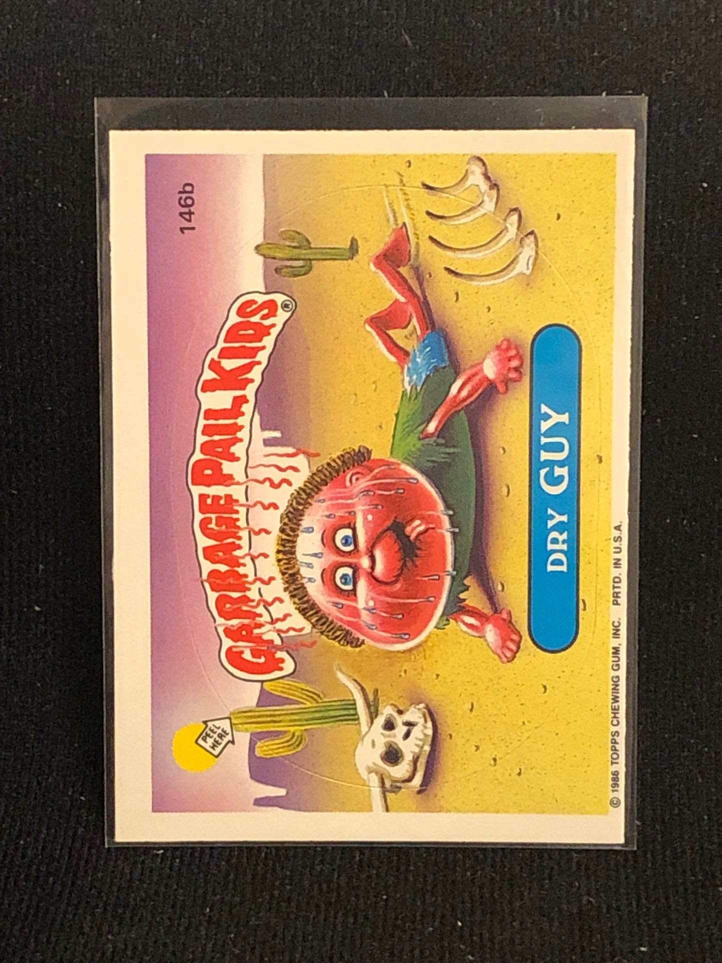 Garbage Pail Kids Original Series 4 (os4) 146b Dry Guy