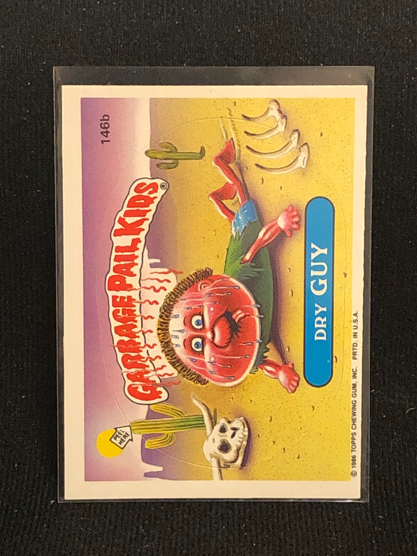 Garbage Pail Kids Original Series 4 (os4) 146b Dry Guy