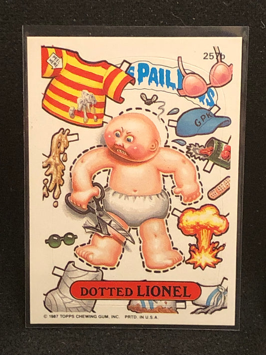 Garbage Pail Kids Original Series 7 (os7) 257b Dotted Lionel