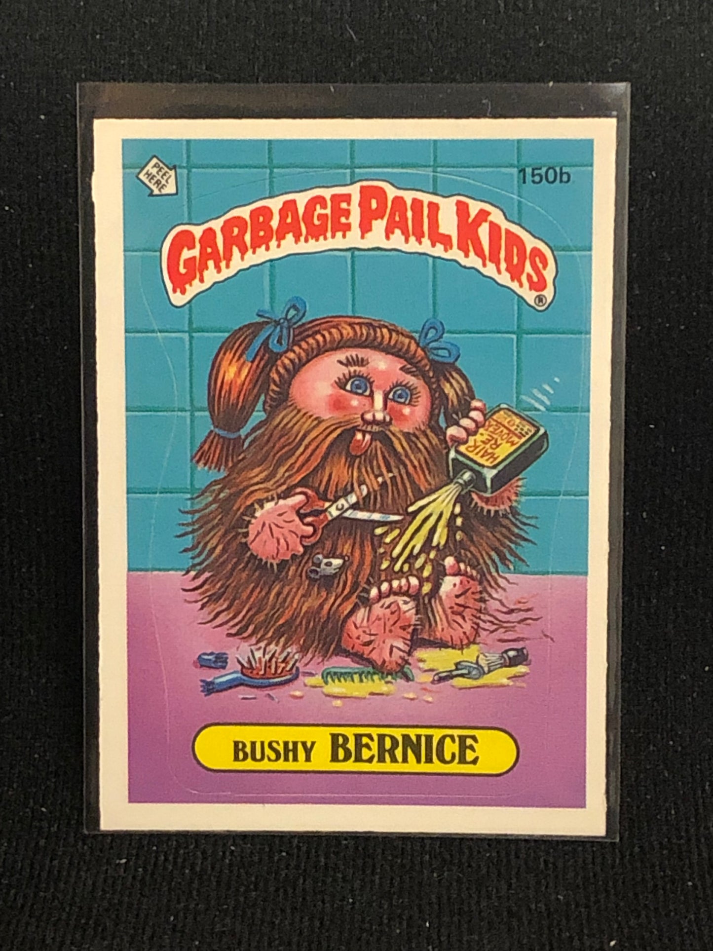 Garbage Pail Kids Original Series 4 (os4) 150b Bushy Bernice