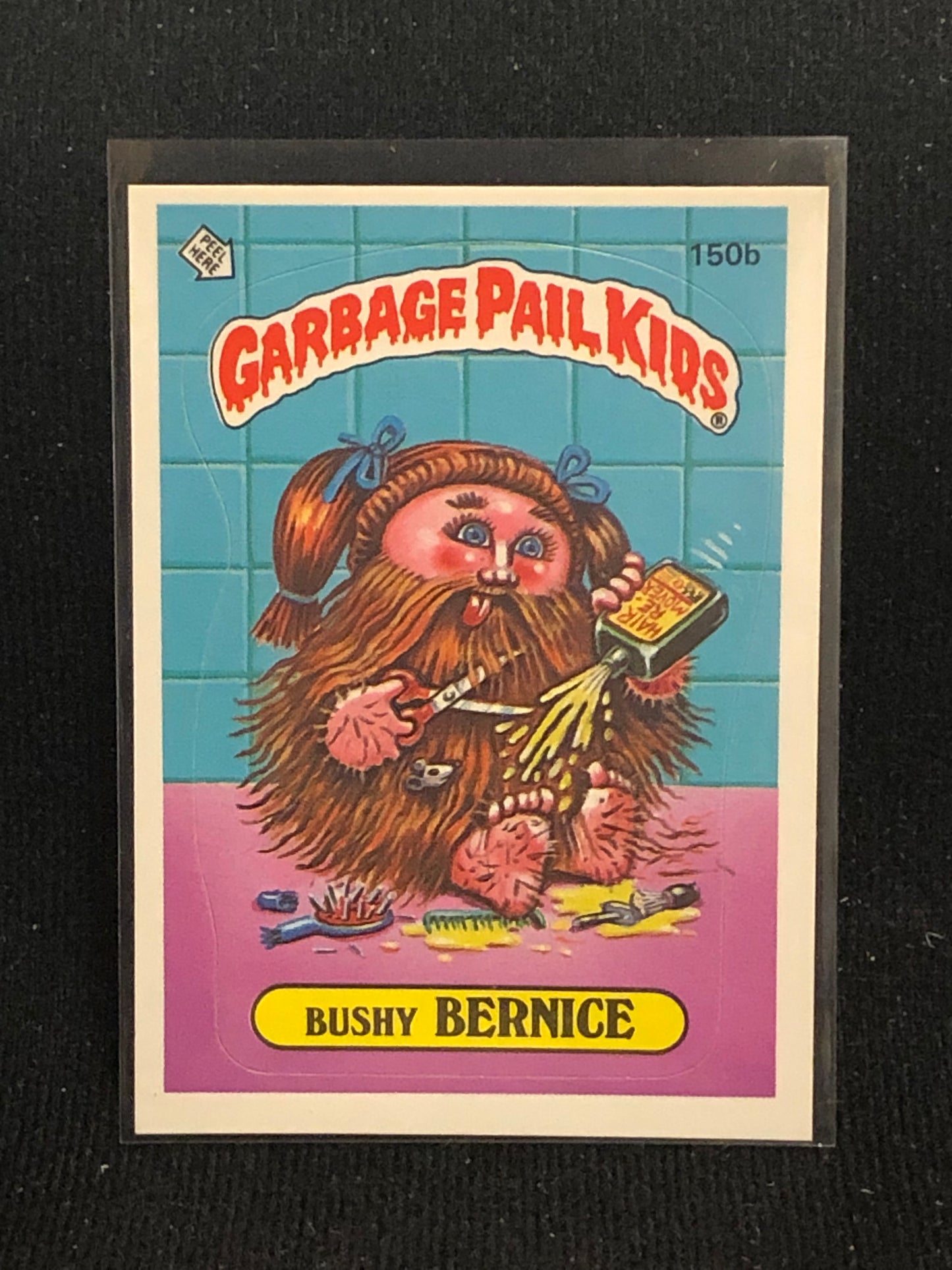 Garbage Pail Kids Original Series 4 (os4) 150b Bushy Bernice