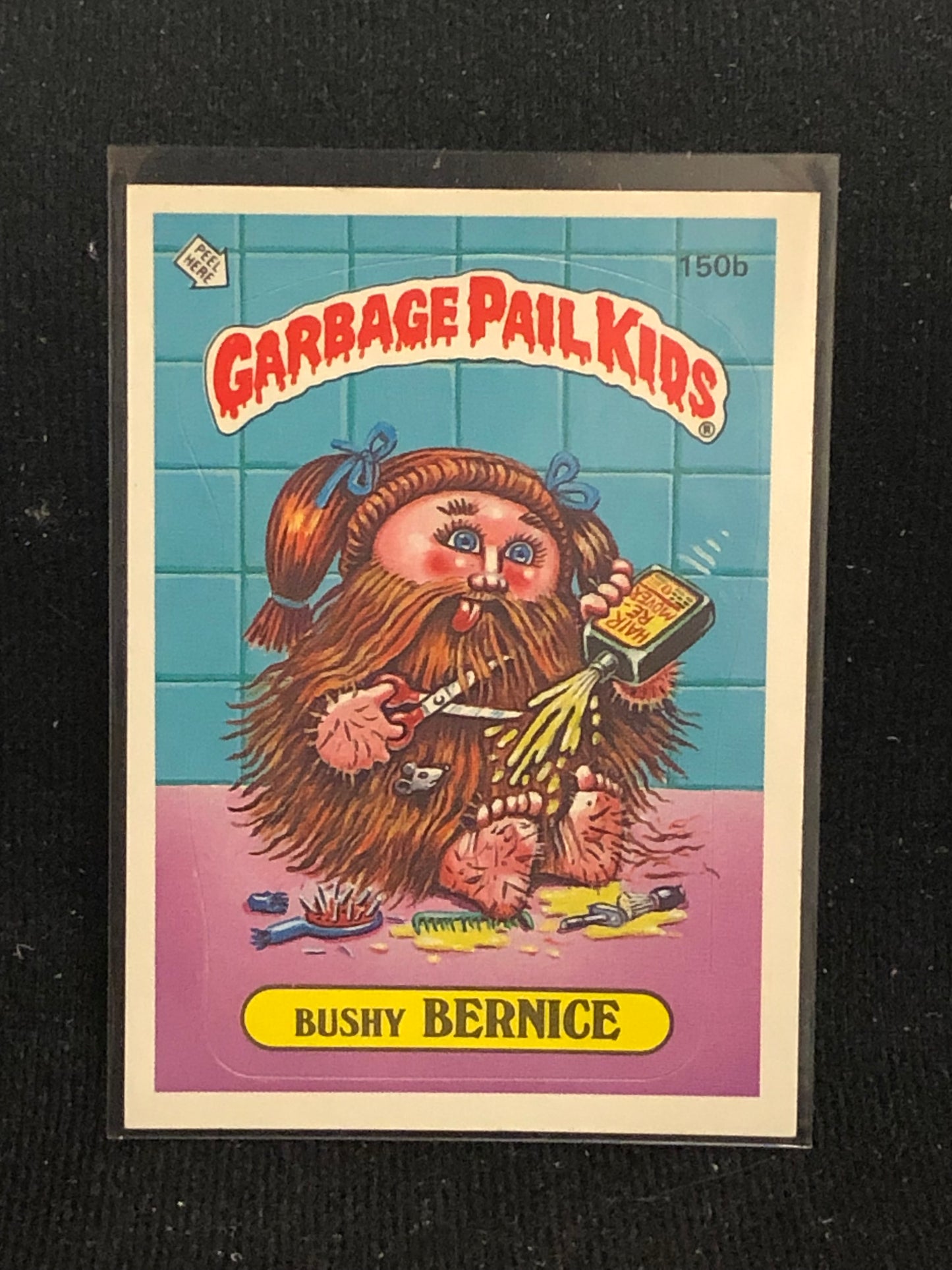 Garbage Pail Kids Original Series 4 (os4) 150b Bushy Bernice