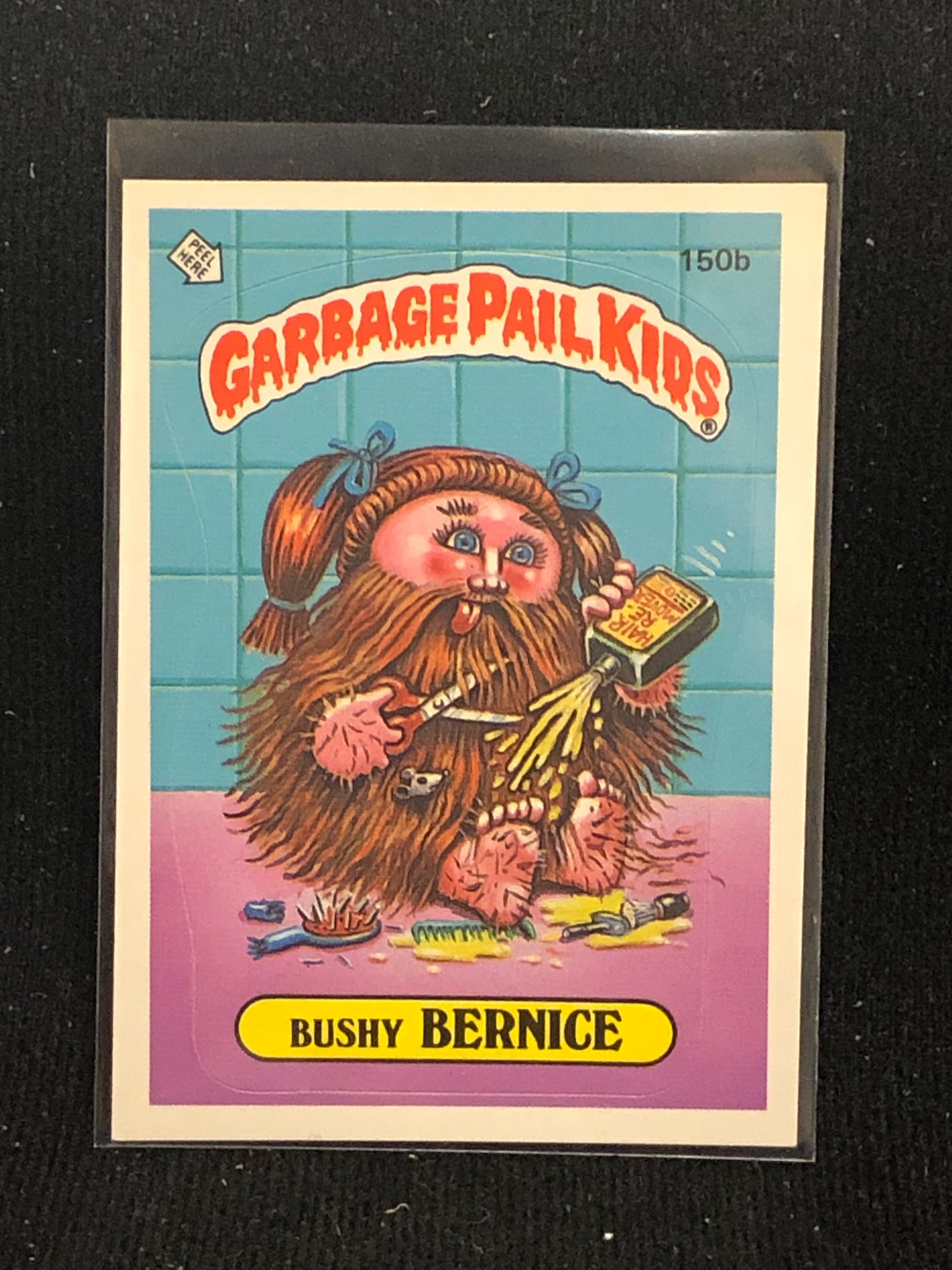 Garbage Pail Kids Original Series 4 (os4) 150b Bushy Bernice