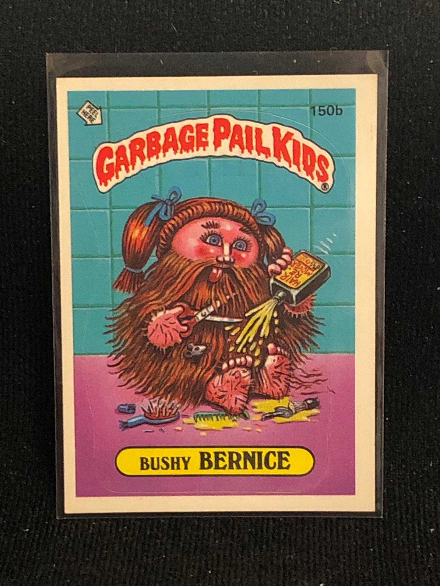 Garbage Pail Kids Original Series 4 (os4) 150b Bushy Bernice