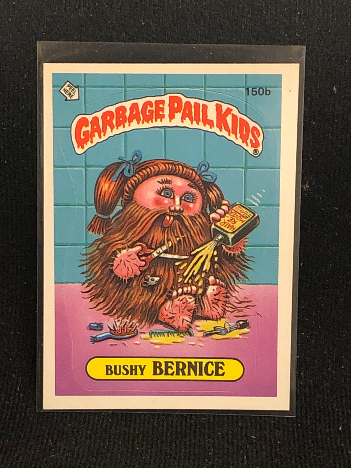 Garbage Pail Kids Original Series 4 (os4) 150b Bushy Bernice