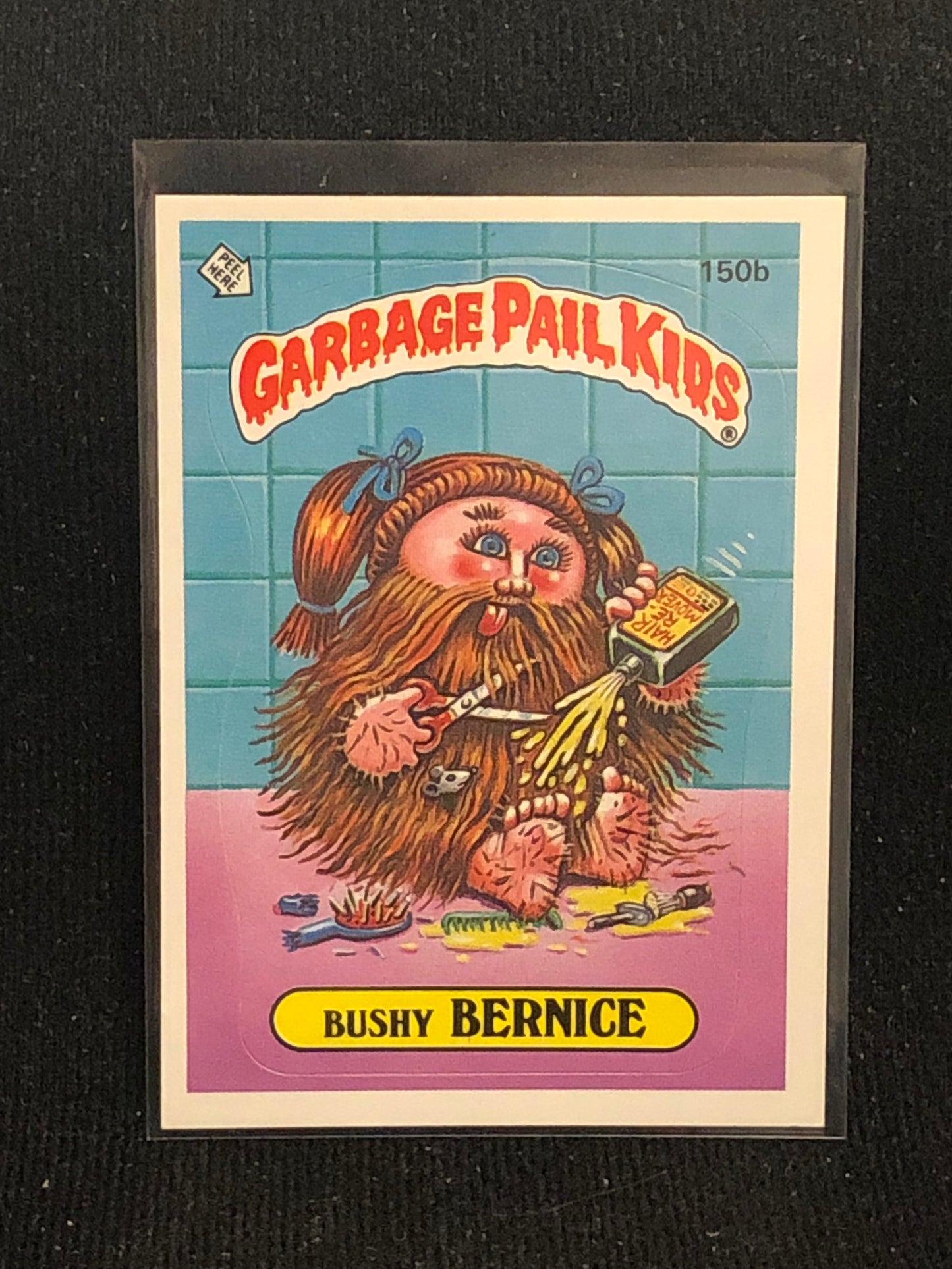 Garbage Pail Kids Original Series 4 (os4) 150b Bushy Bernice