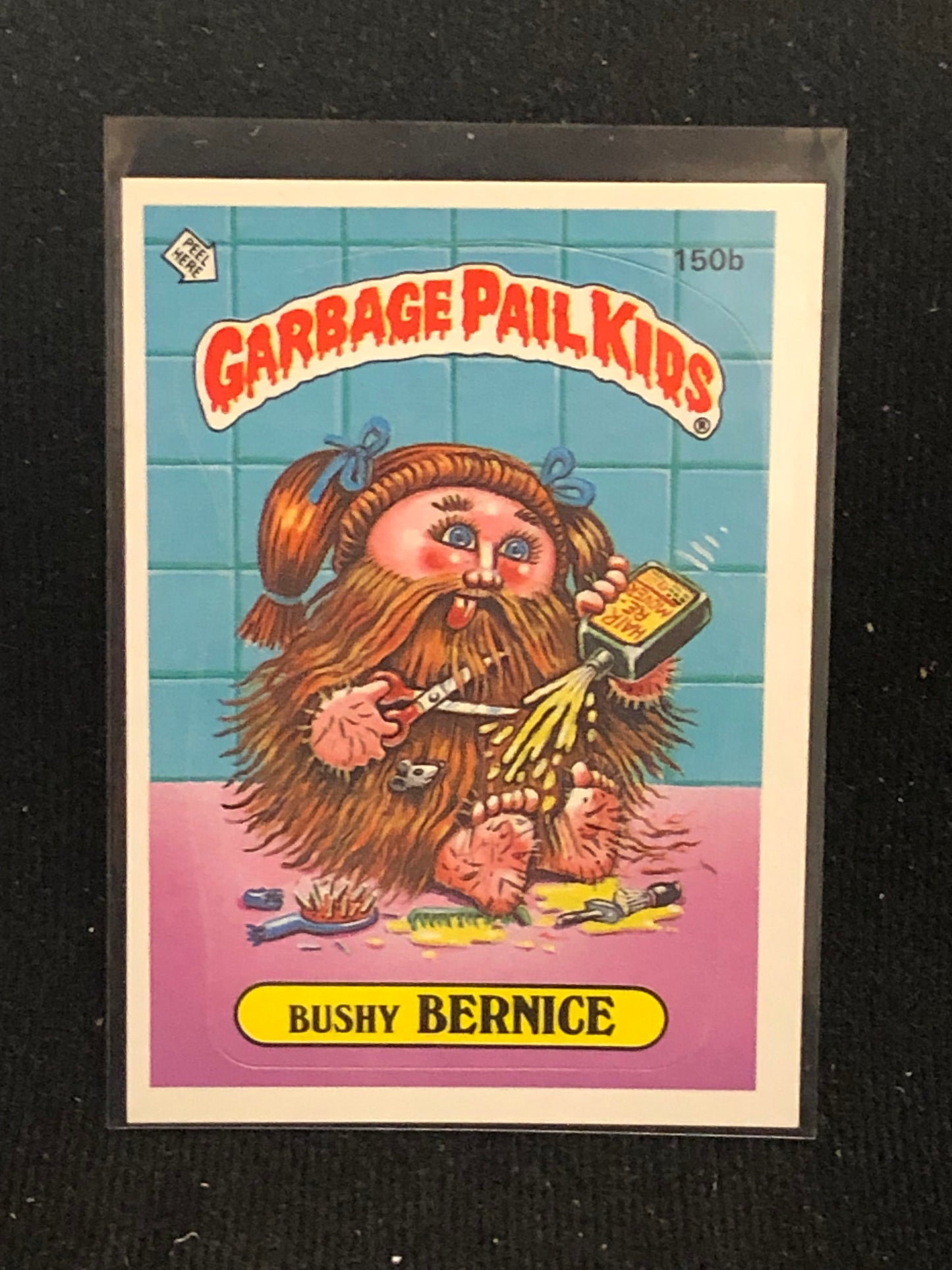 Garbage Pail Kids Original Series 4 (os4) 150b Bushy Bernice