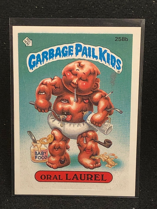 Garbage Pail Kids Original Series 7 (os7) 258b Oral Laurel