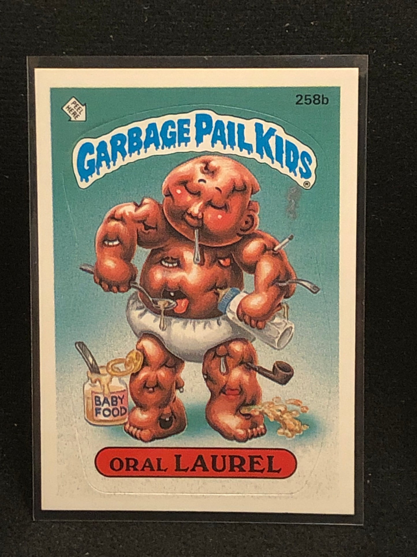 Garbage Pail Kids Original Series 7 (os7) 258b Oral Laurel