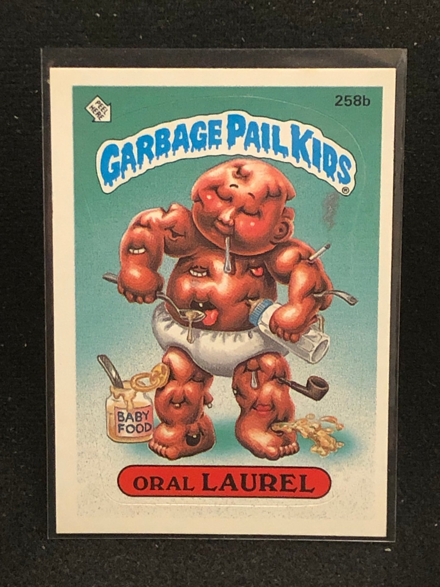 Garbage Pail Kids Original Series 7 (os7) 258b Oral Laurel