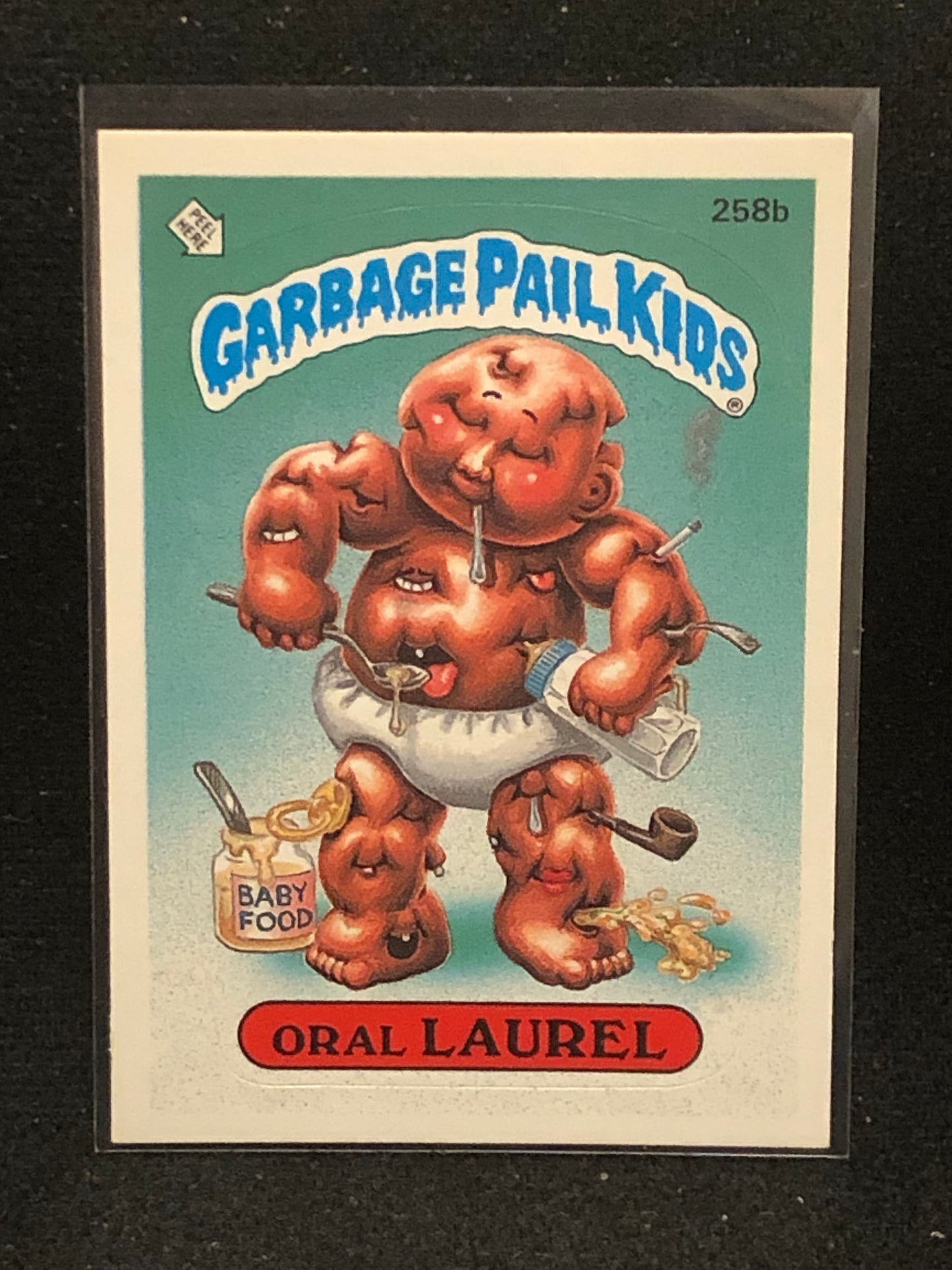 Garbage Pail Kids Original Series 7 (os7) 258b Oral Laurel