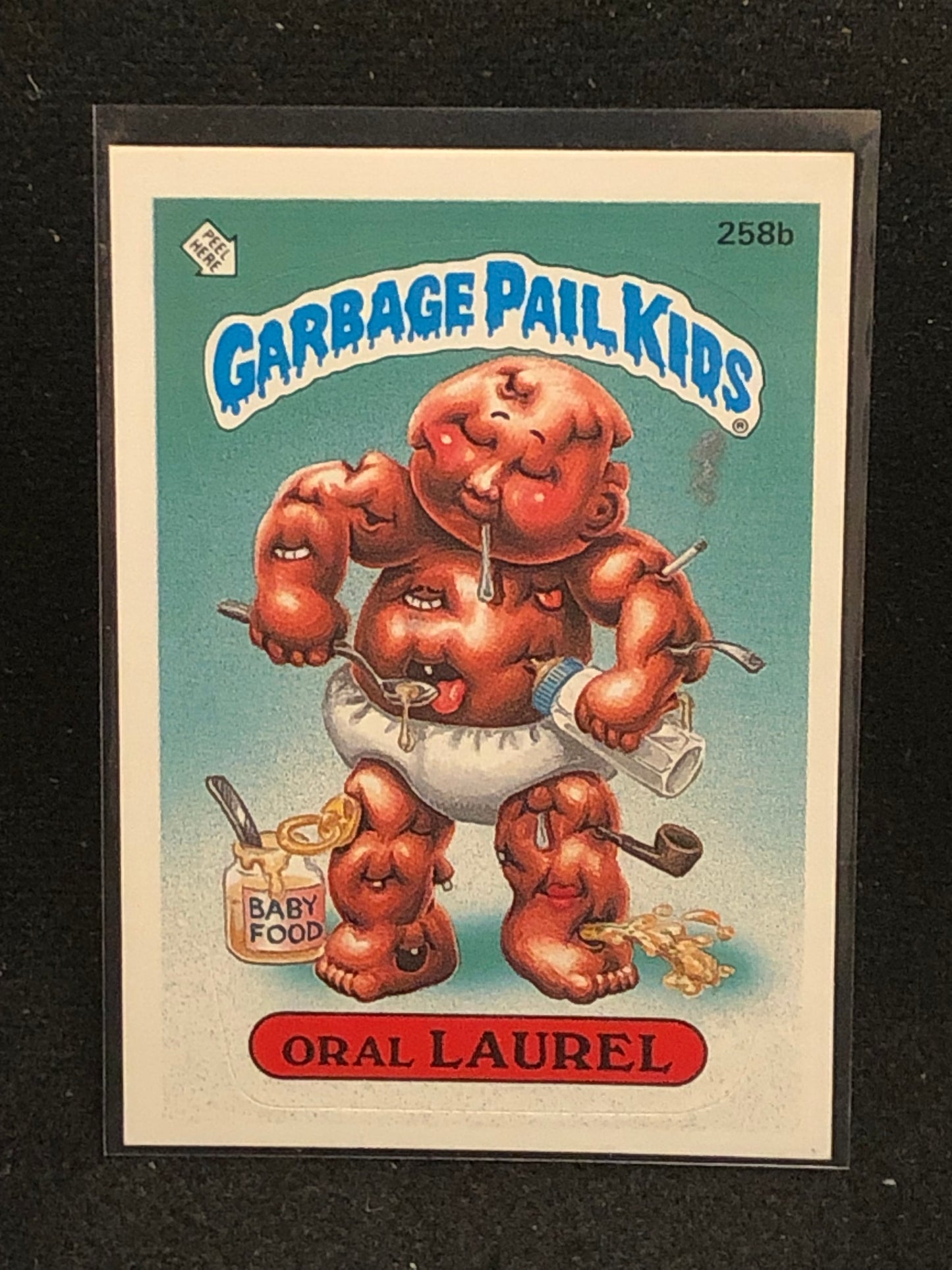 Garbage Pail Kids Original Series 7 (os7) 258b Oral Laurel