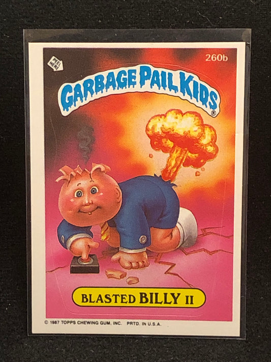 Garbage Pail Kids Original Series 7 (os7) 260b Blasted Billy II