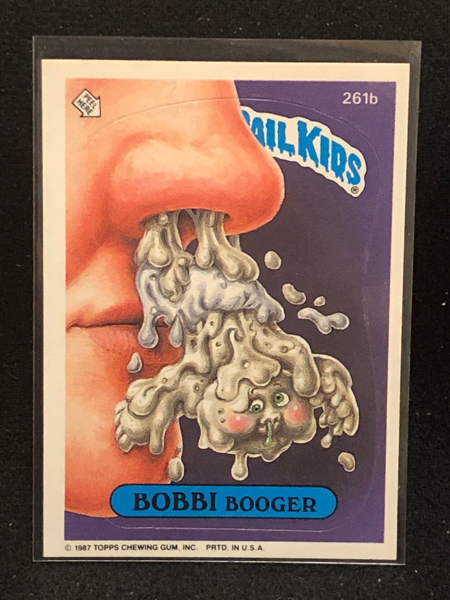 Garbage Pail Kids Original Series 7 (os7) 261b Bobbi Booger