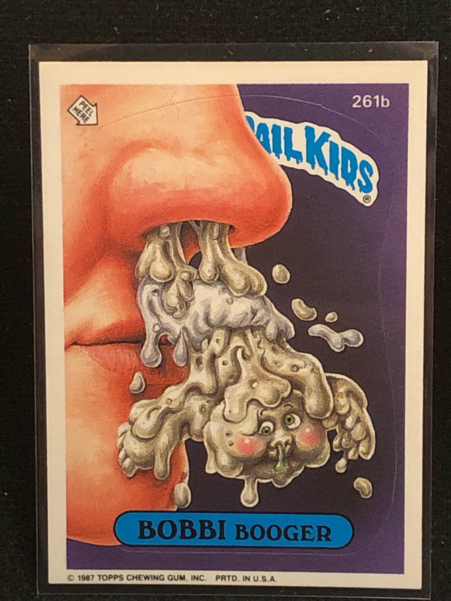 Garbage Pail Kids Original Series 7 (os7) 261b Bobbi Booger