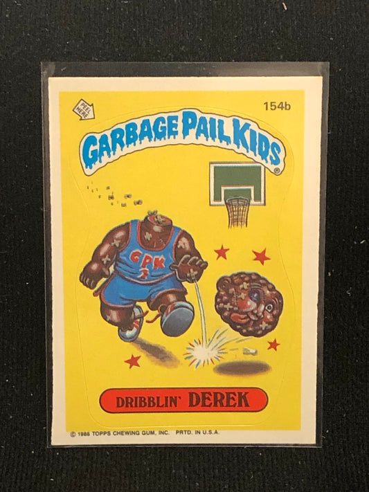 Garbage Pail Kids Original Series 4 (os4) 154b Dribblin Derek