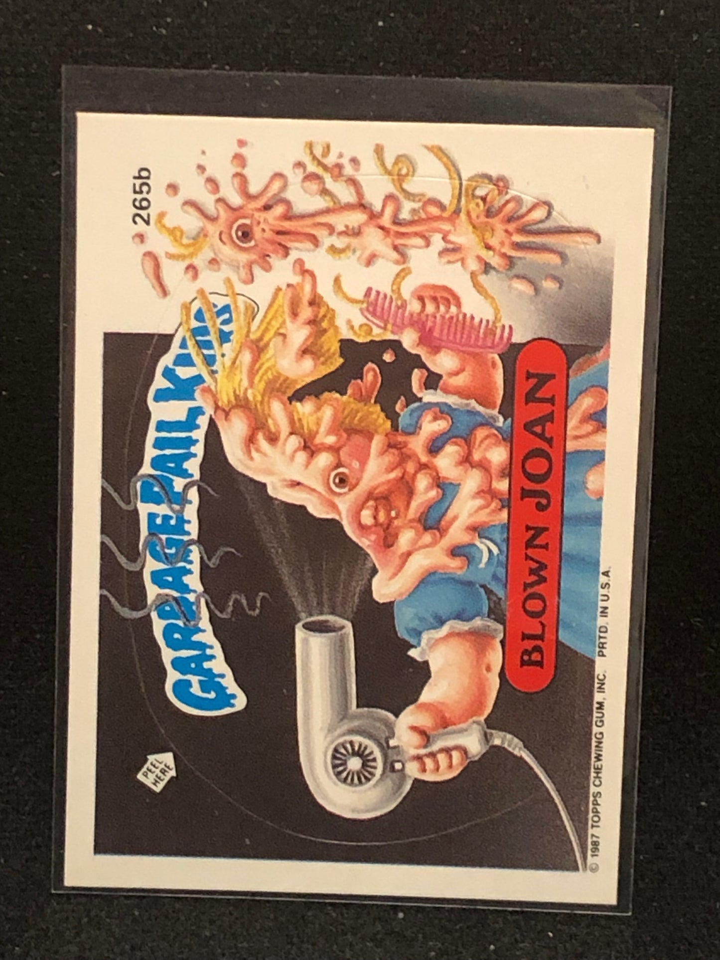 Garbage Pail Kids Original Series 7 (os7) 265b Blown Joan