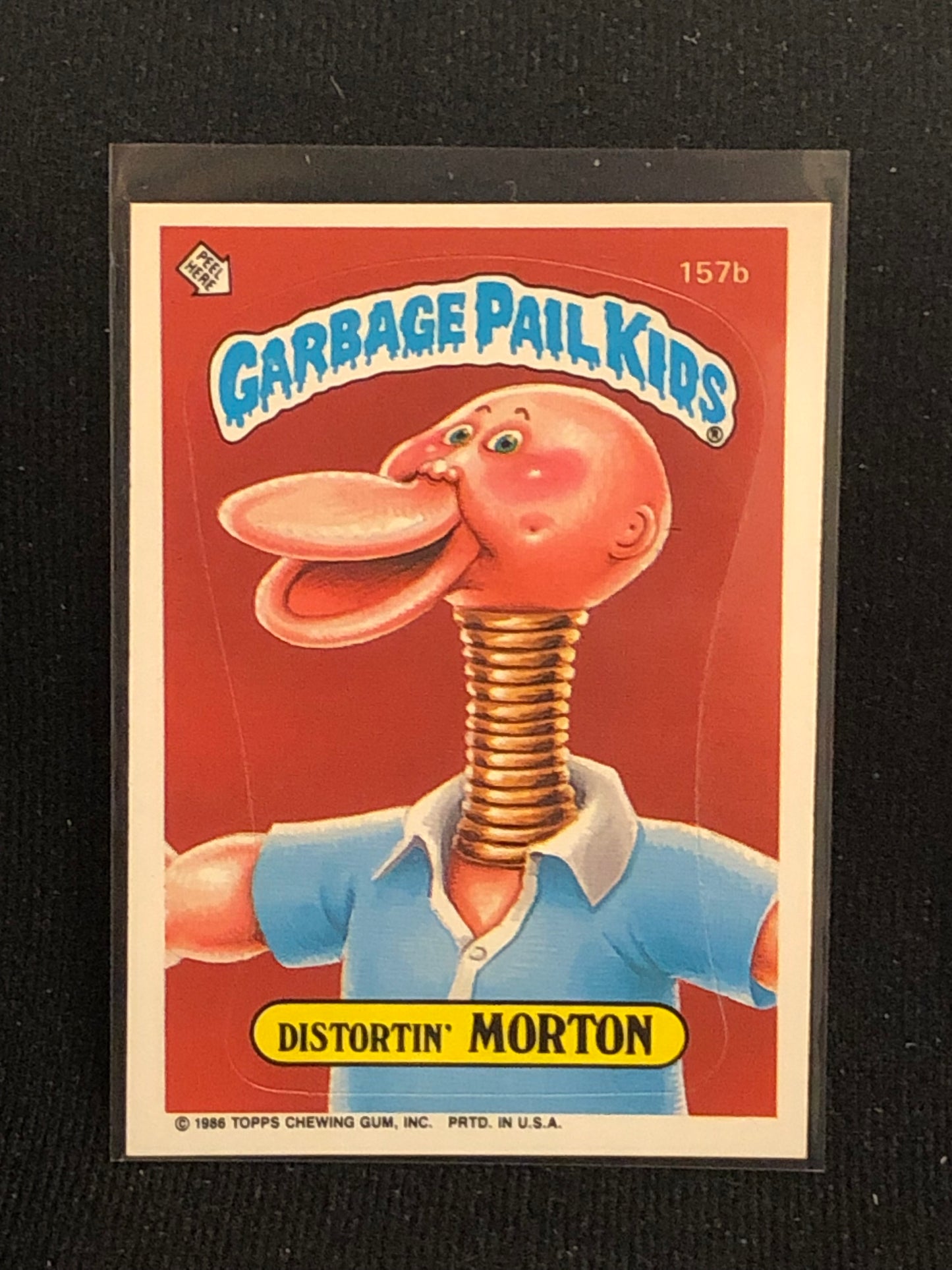 Garbage Pail Kids Original Series 4 (os4) 157b Distortin Morton