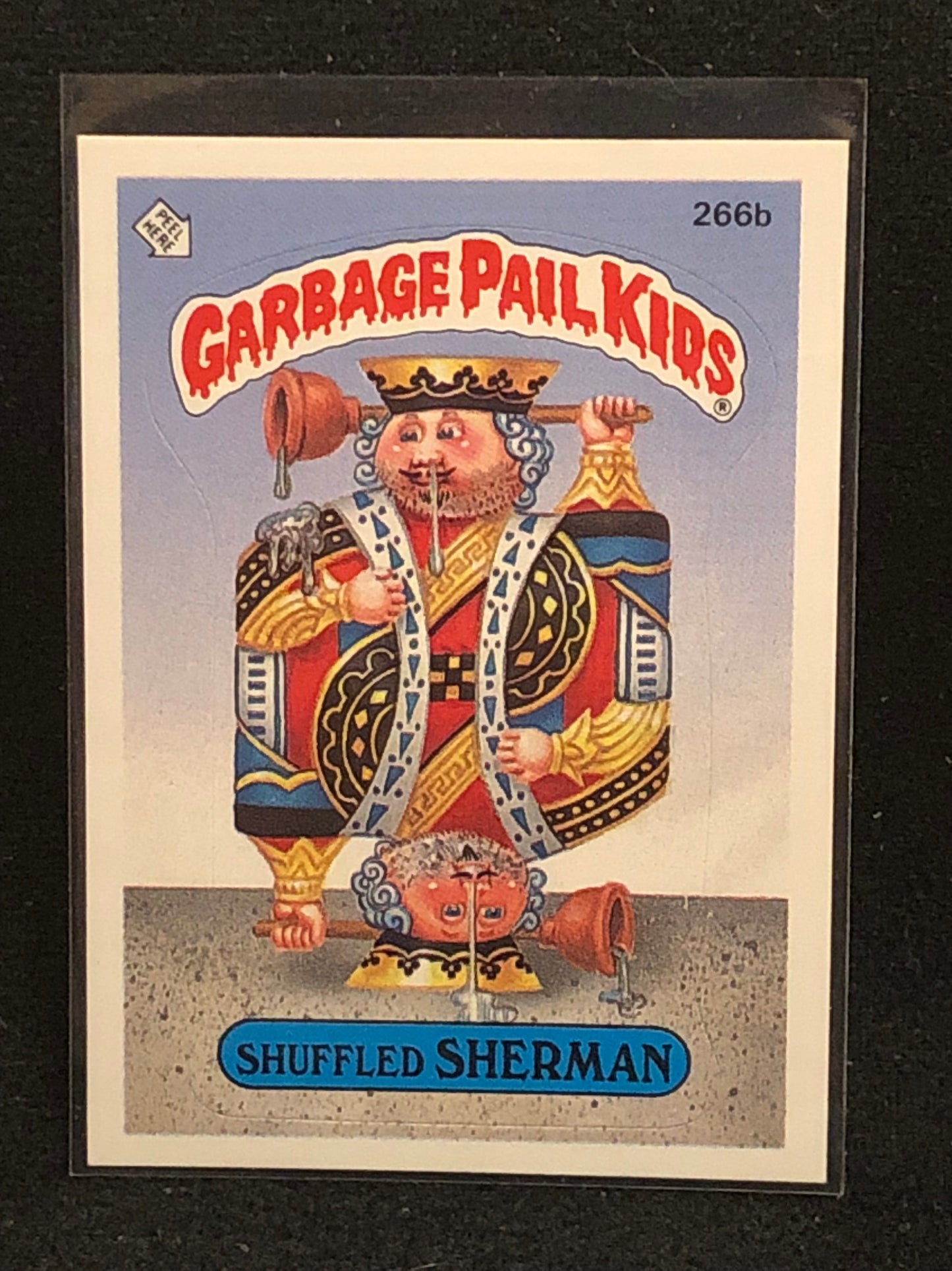 Garbage Pail Kids Original Series 7 (os7) 266b Shuffled Sherman