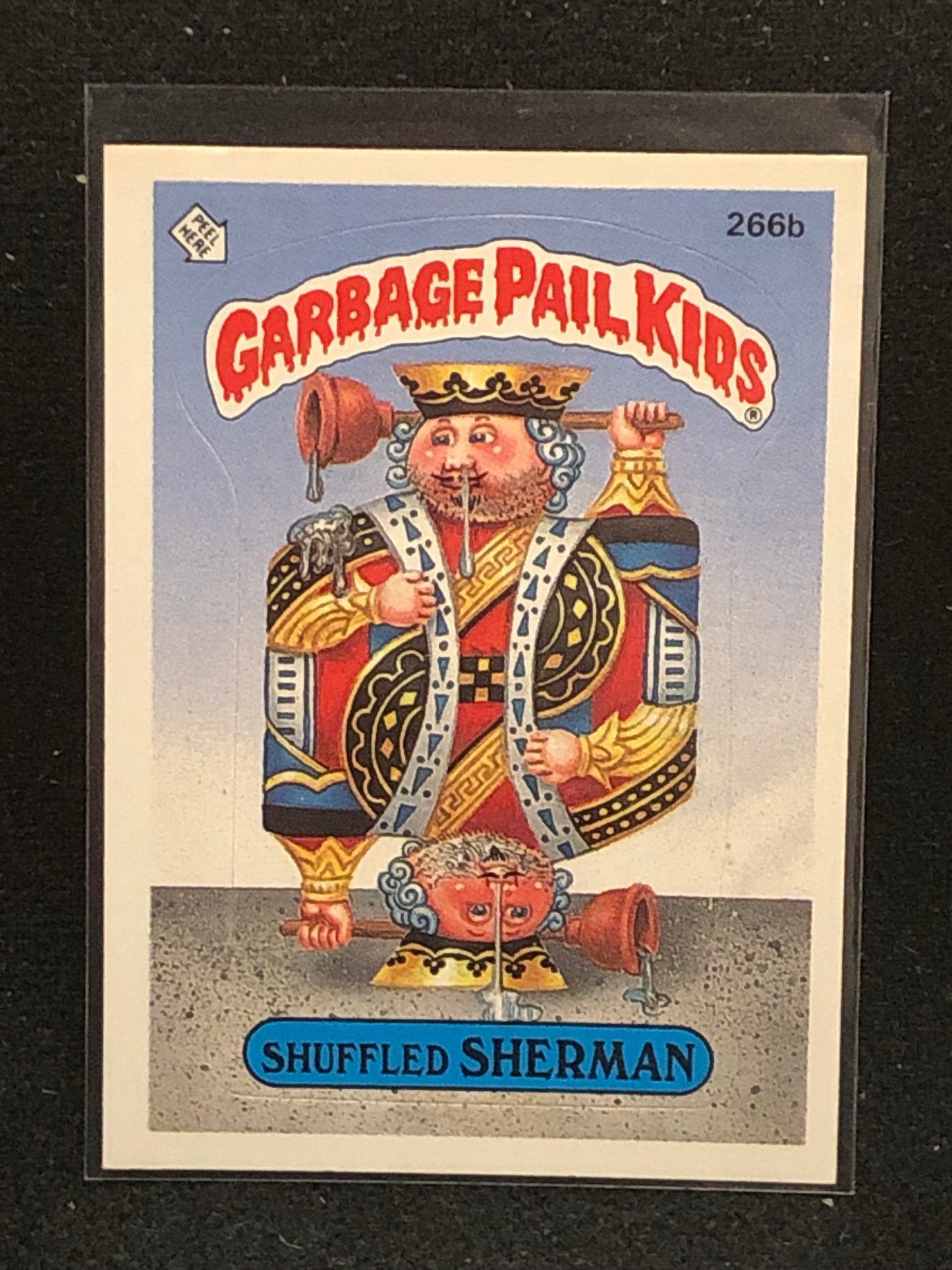 Garbage Pail Kids Original Series 7 (os7) 266b Shuffled Sherman