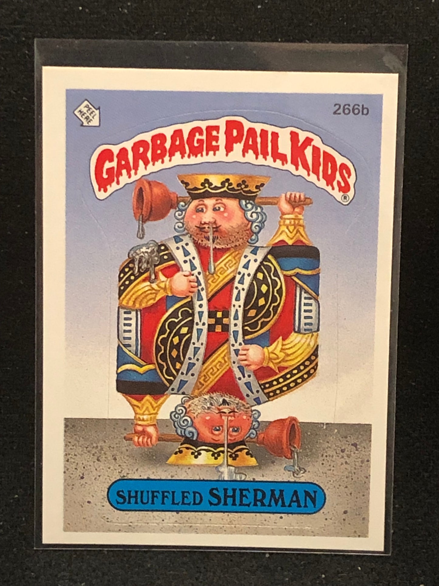 Garbage Pail Kids Original Series 7 (os7) 266b Shuffled Sherman