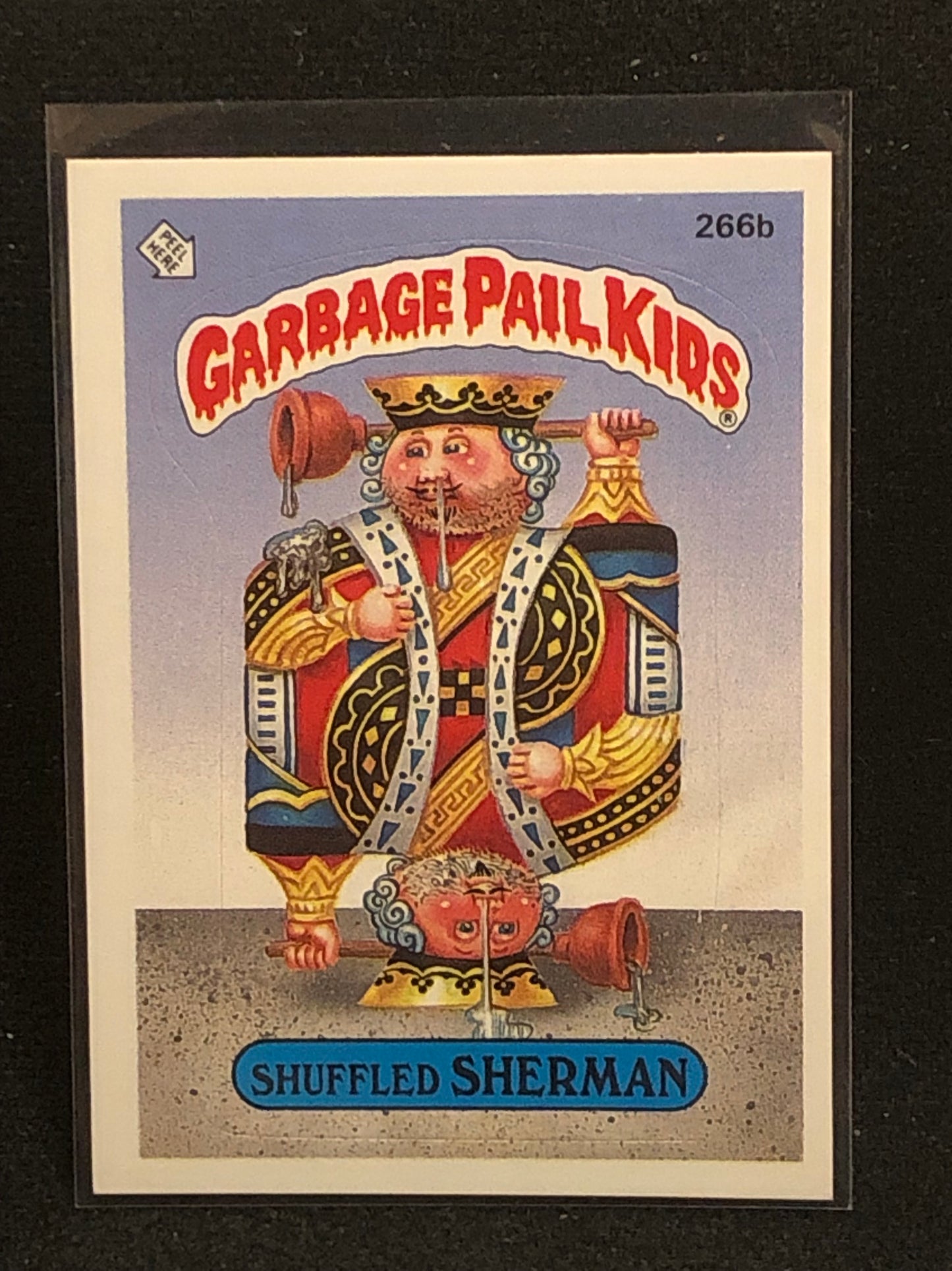 Garbage Pail Kids Original Series 7 (os7) 266b Shuffled Sherman