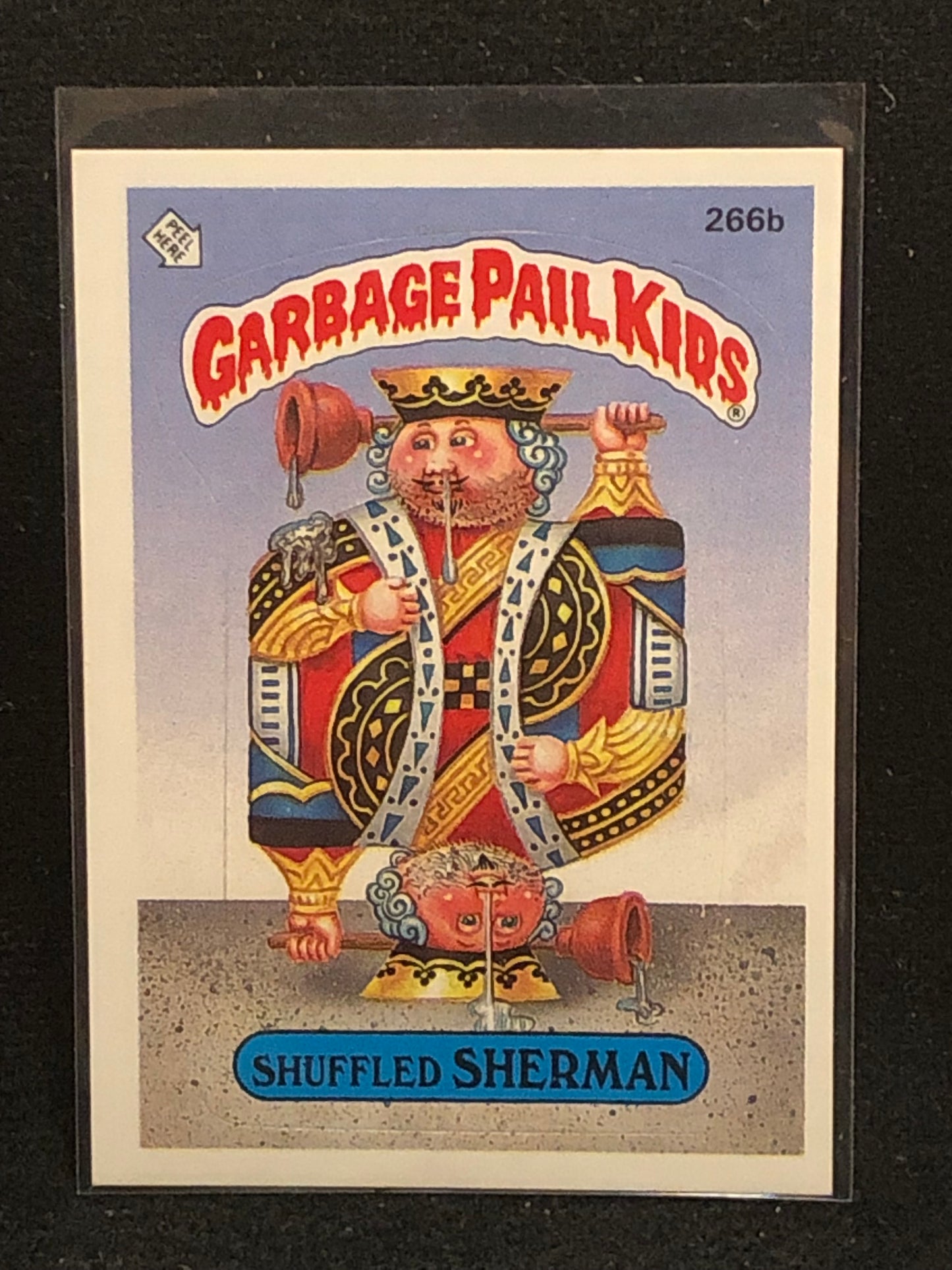 Garbage Pail Kids Original Series 7 (os7) 266b Shuffled Sherman