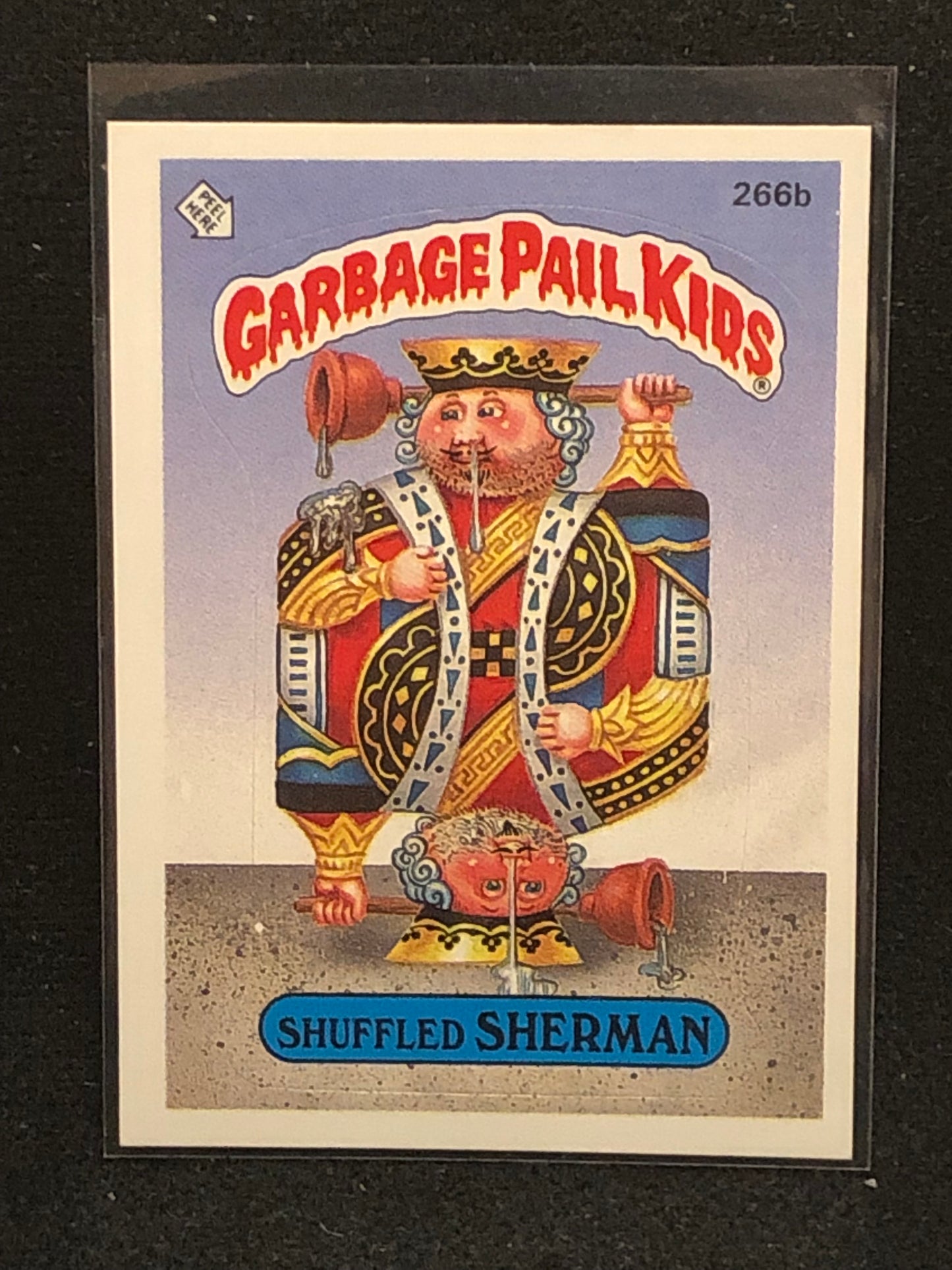 Garbage Pail Kids Original Series 7 (os7) 266b Shuffled Sherman