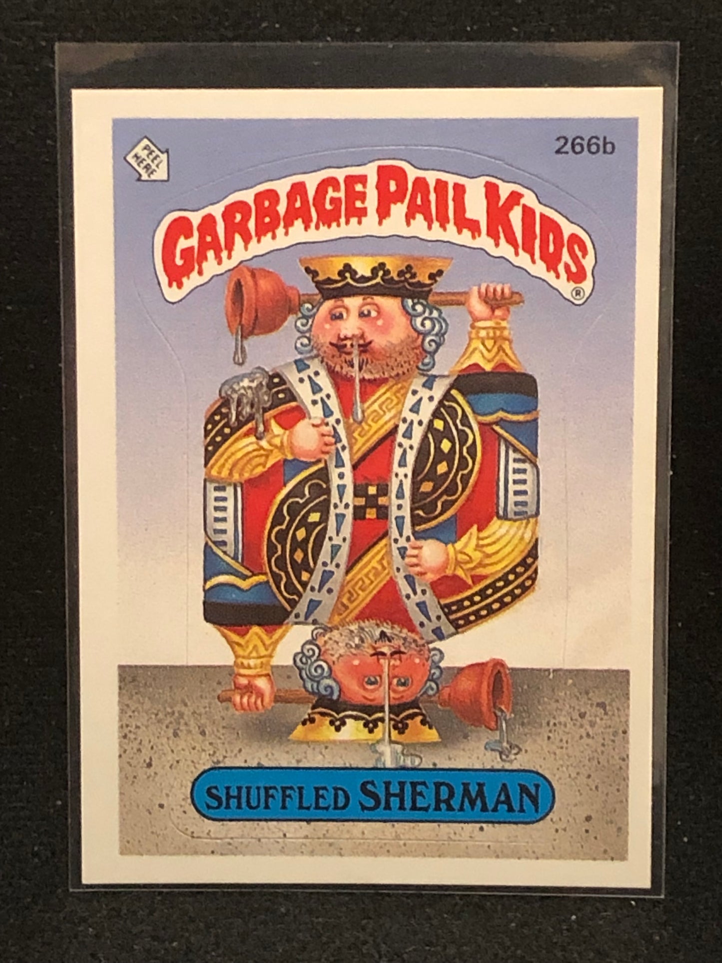 Garbage Pail Kids Original Series 7 (os7) 266b Shuffled Sherman