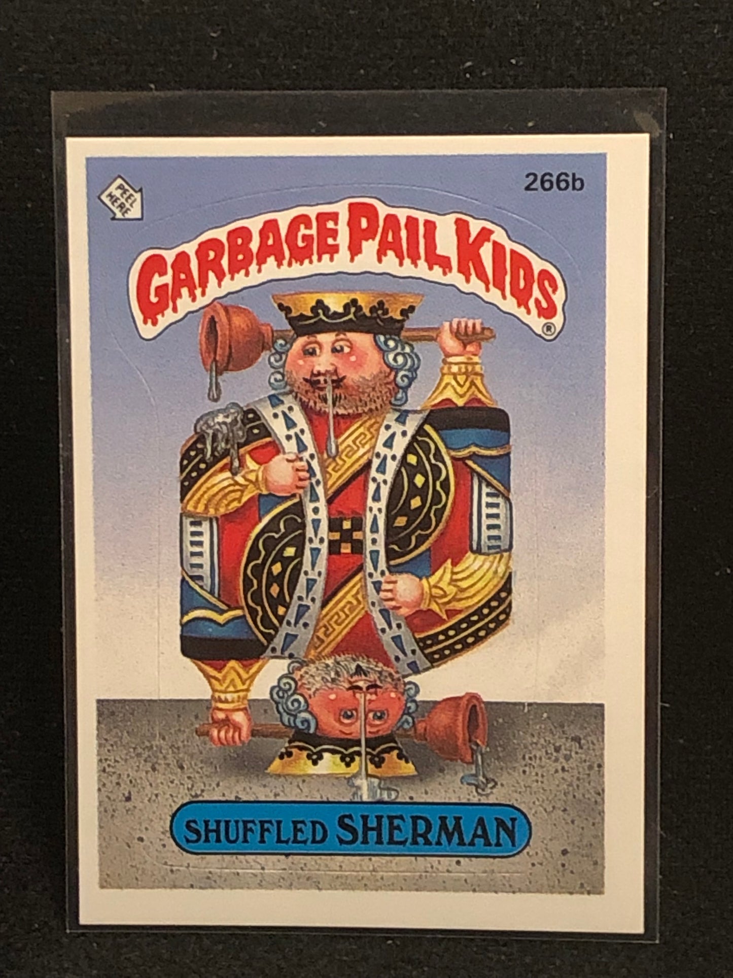 Garbage Pail Kids Original Series 7 (os7) 266b Shuffled Sherman