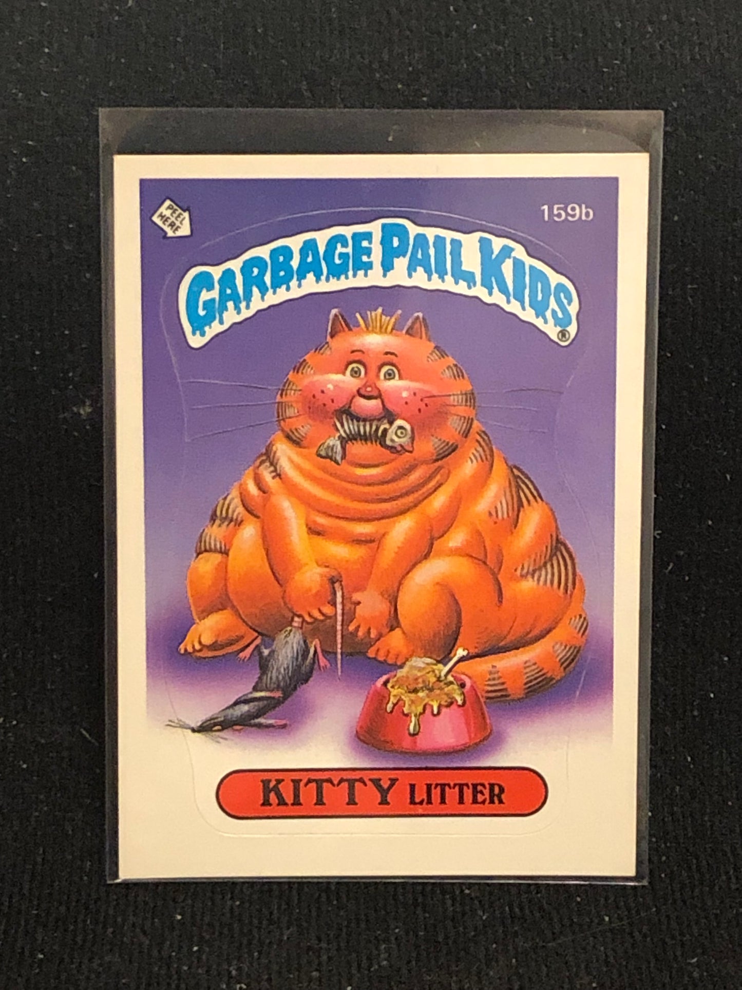 Garbage Pail Kids Original Series 4 (os4) 159b Kitty Litter