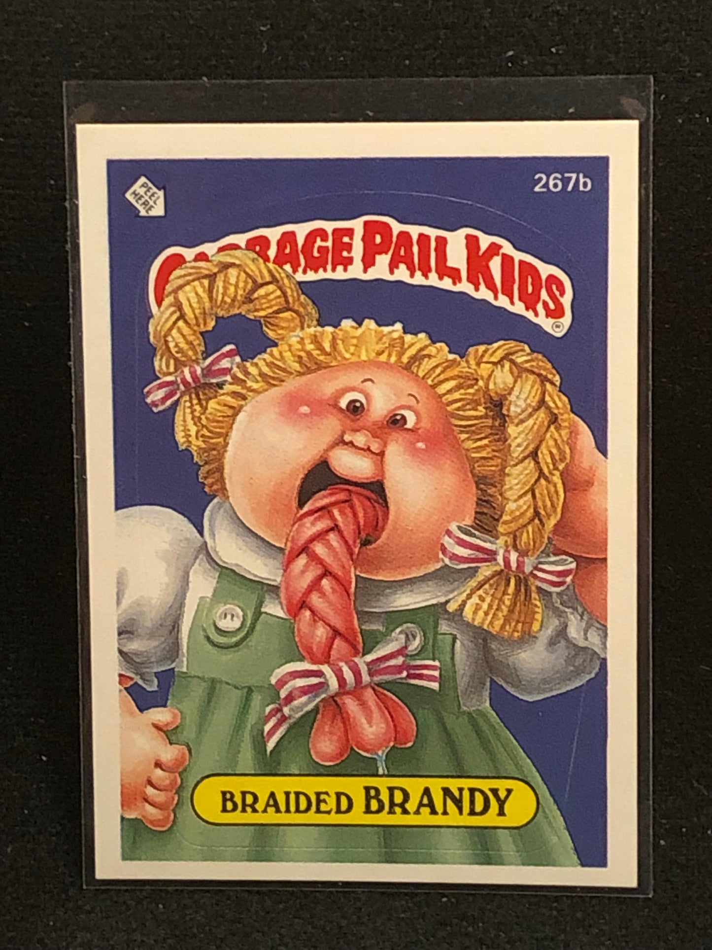 Garbage Pail Kids Original Series 7 (os7) 267b Braided Brandy