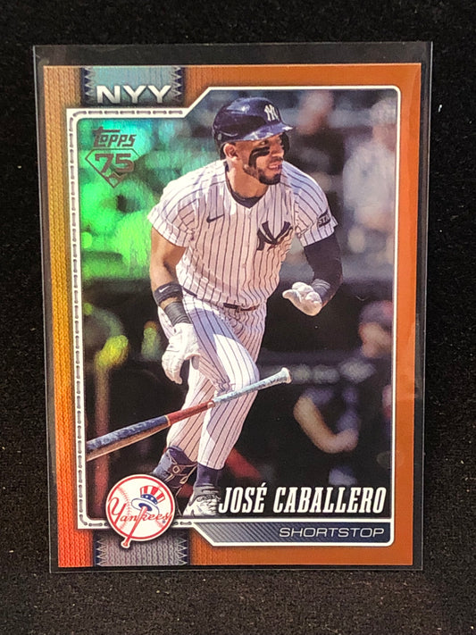 2026 Topps Series 1 Baseball U-PICK Orange Parallel /25 Singles