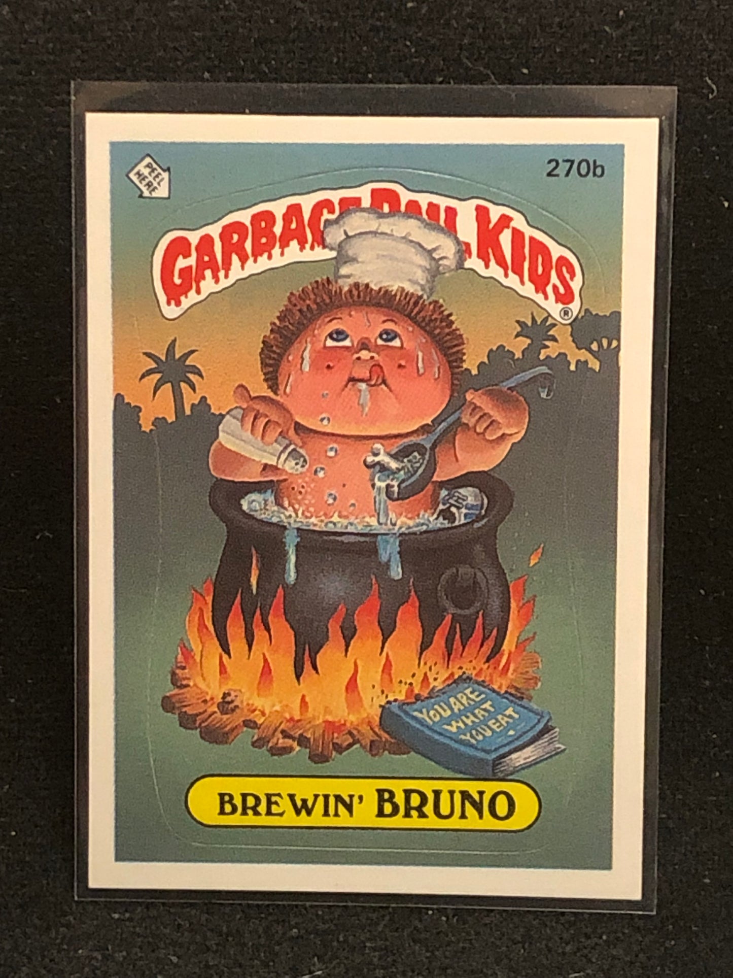 Garbage Pail Kids Original Series 7 (os7) 270b Brewin Bruno