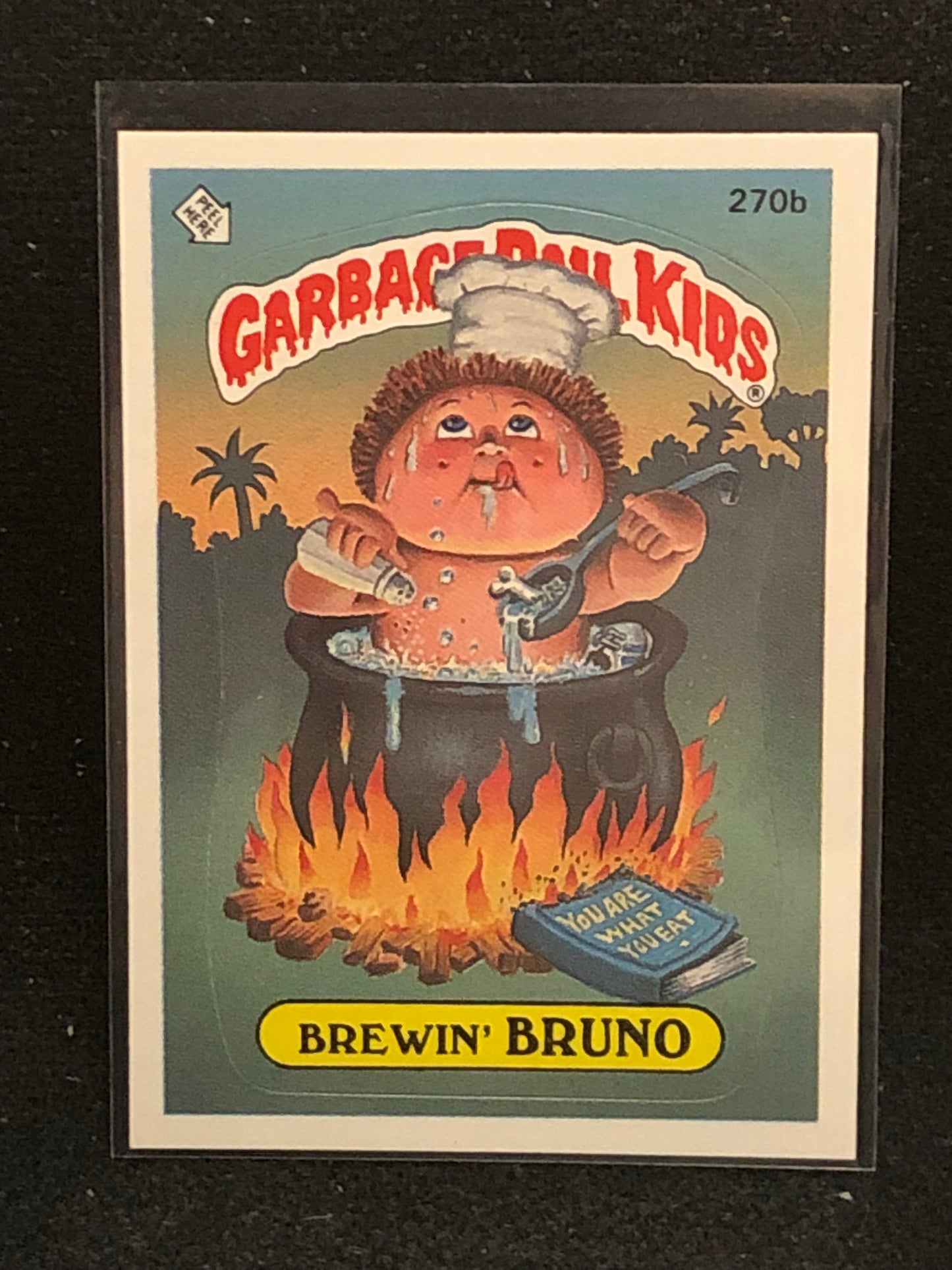 Garbage Pail Kids Original Series 7 (os7) 270b Brewin Bruno