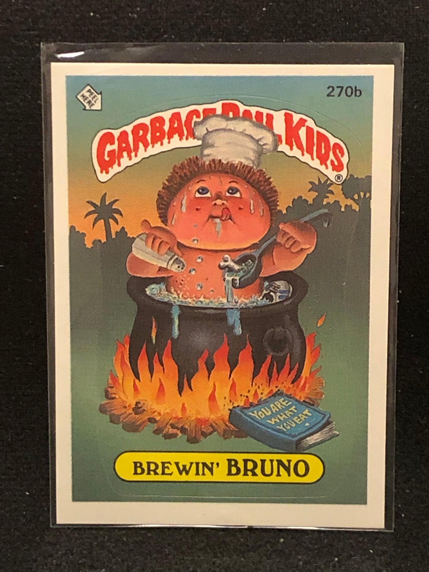 Garbage Pail Kids Original Series 7 (os7) 270b Brewin Bruno