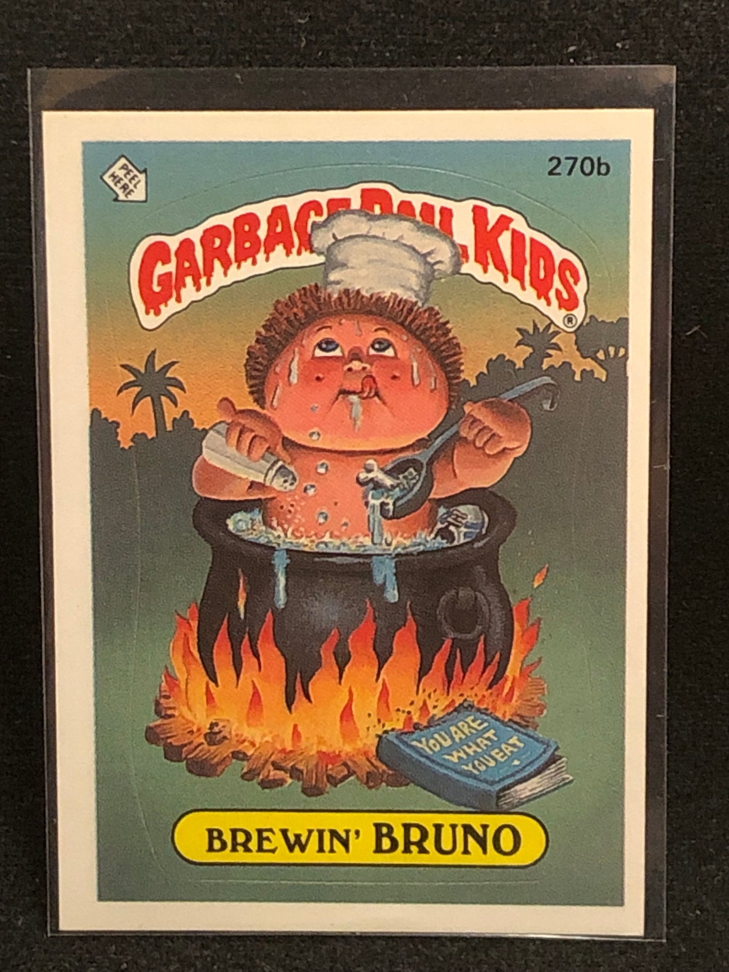 Garbage Pail Kids Original Series 7 (os7) 270b Brewin Bruno