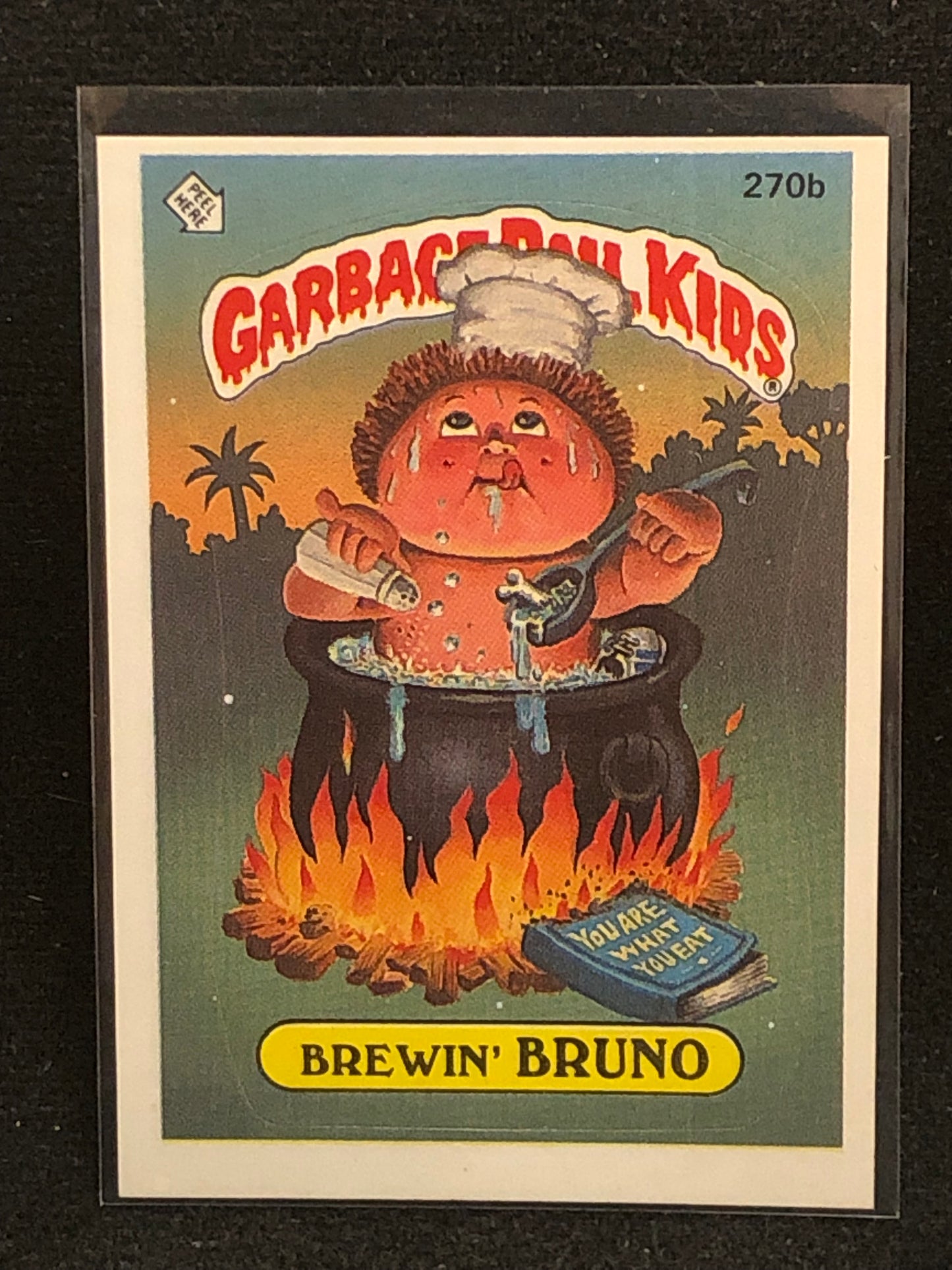 Garbage Pail Kids Original Series 7 (os7) 270b Brewin Bruno